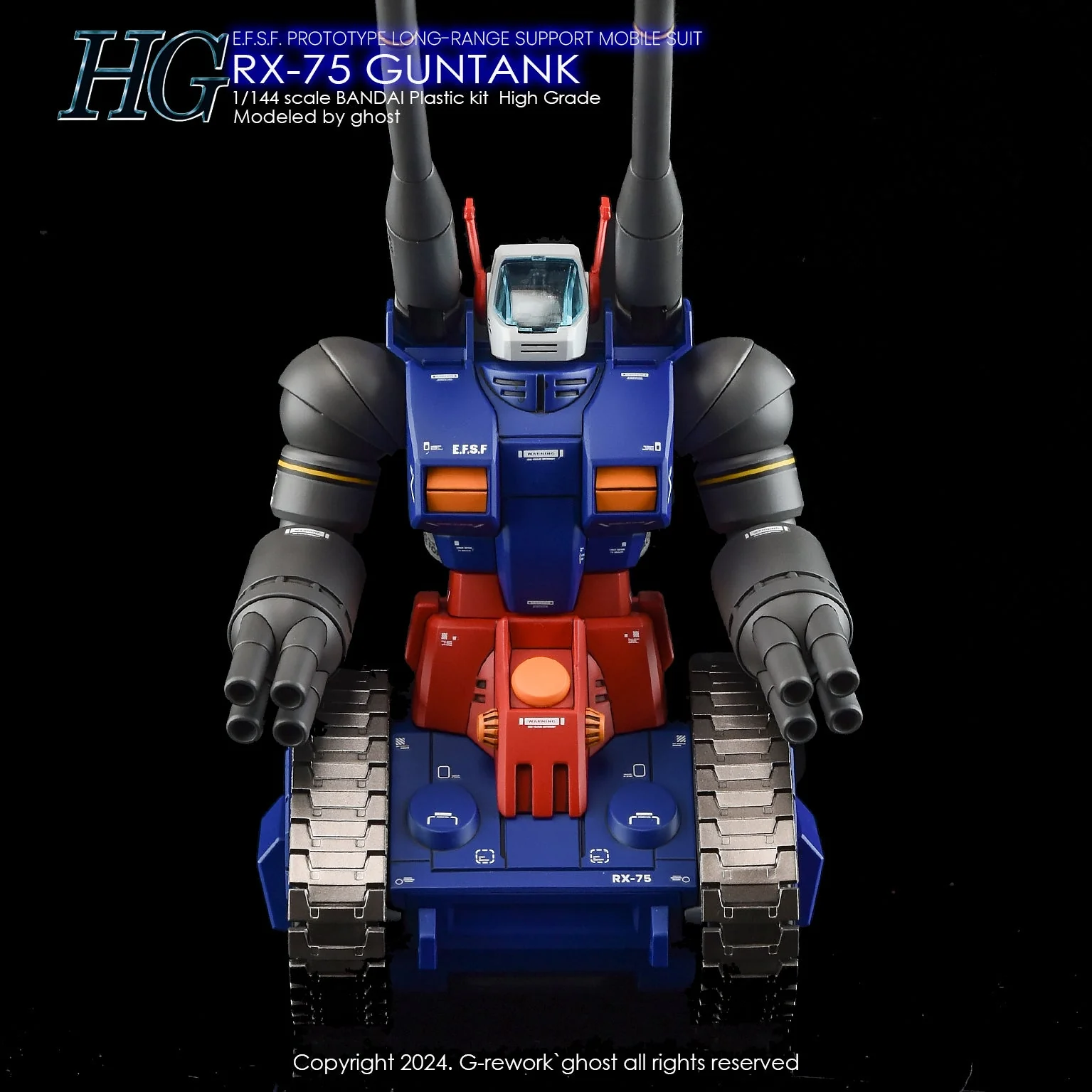 G-Rework [HG] RX-75 GUNTANK - Image 5
