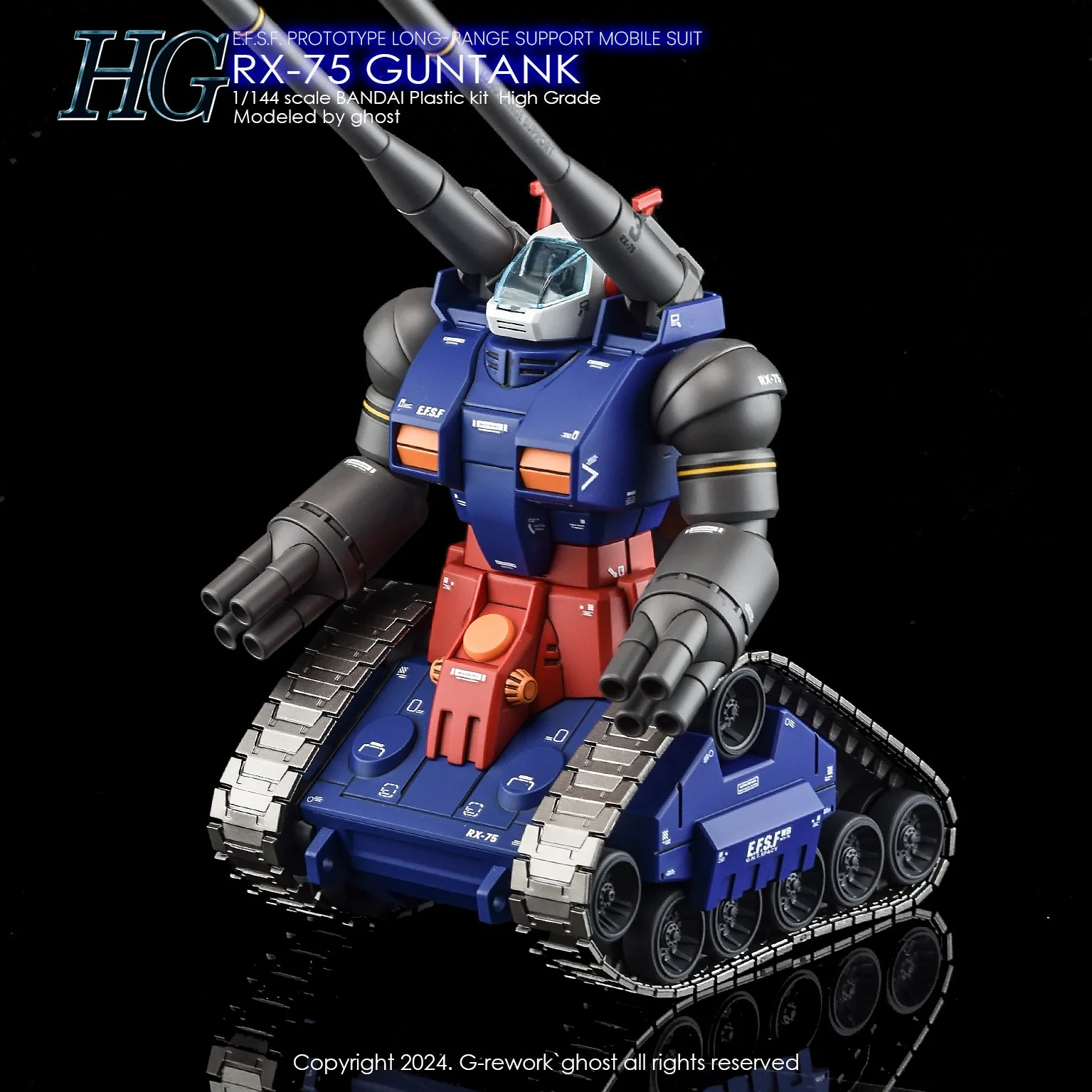 G-Rework [HG] RX-75 GUNTANK - Image 6