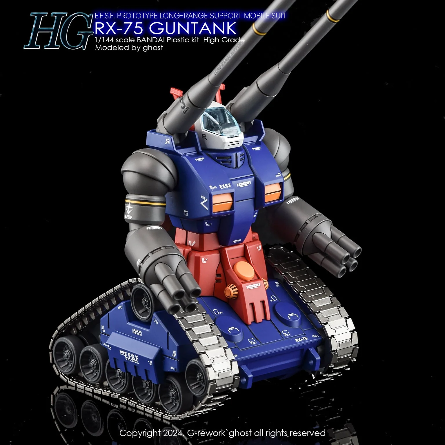G-Rework [HG] RX-75 GUNTANK - Image 7