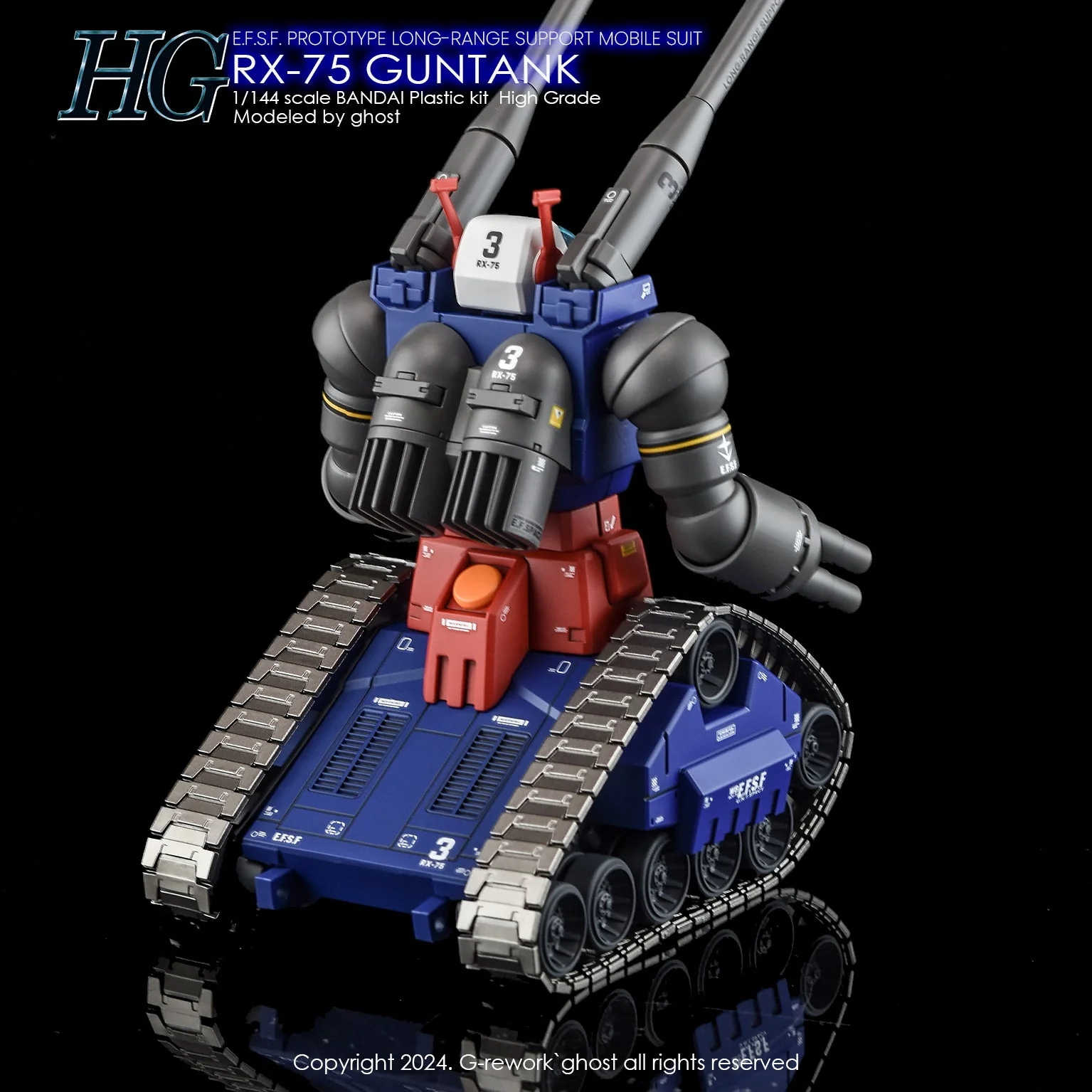 G-Rework [HG] RX-75 GUNTANK - Image 9