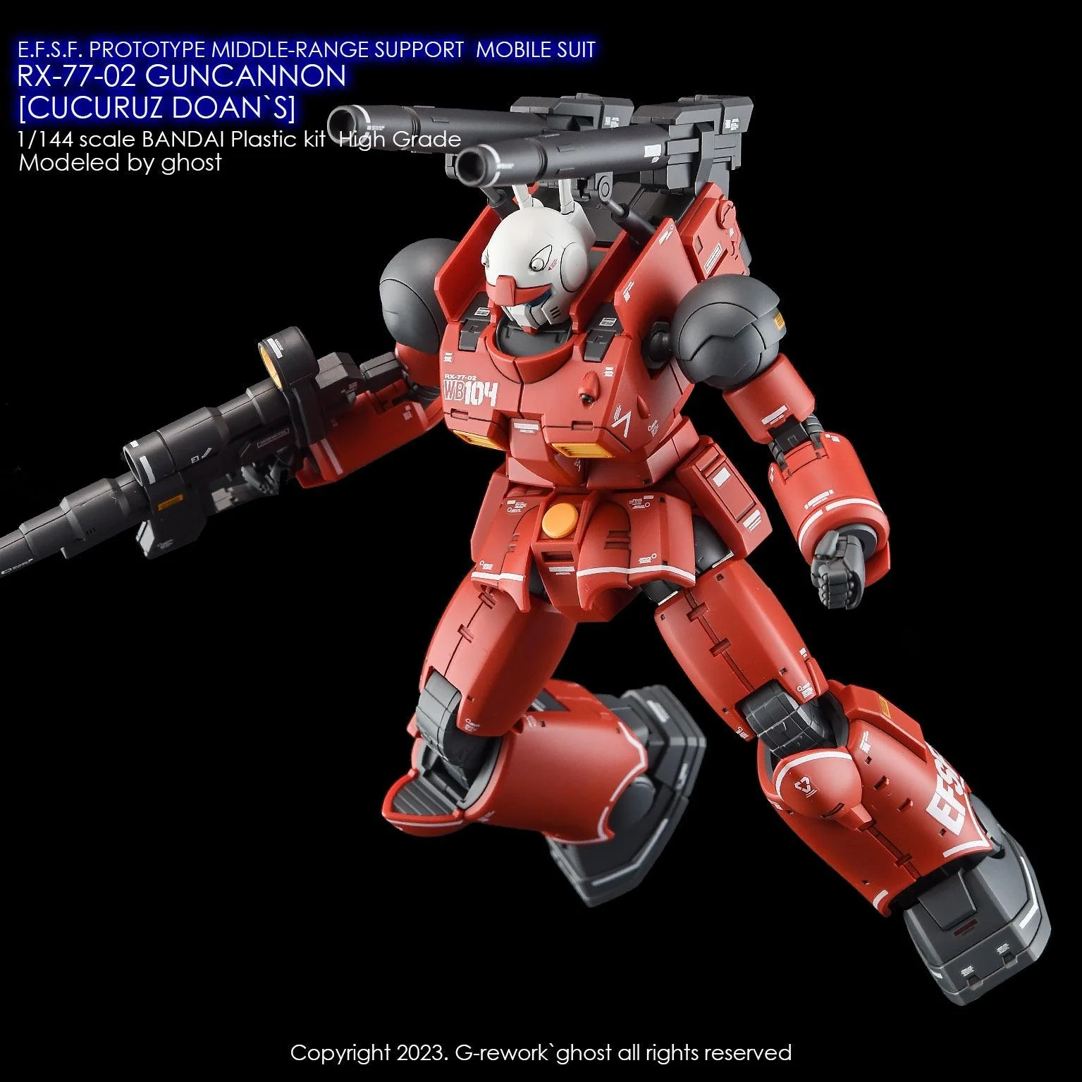 G-Rework [HG] RX-77-02 GUNCANNON [ CUCURUZ DOAN`S ] - Image 11