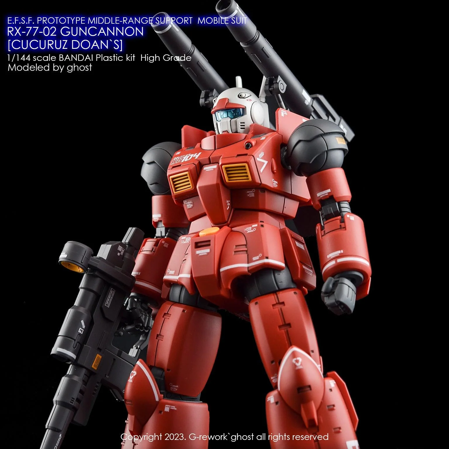 G-Rework [HG] RX-77-02 GUNCANNON [ CUCURUZ DOAN`S ] - Image 12