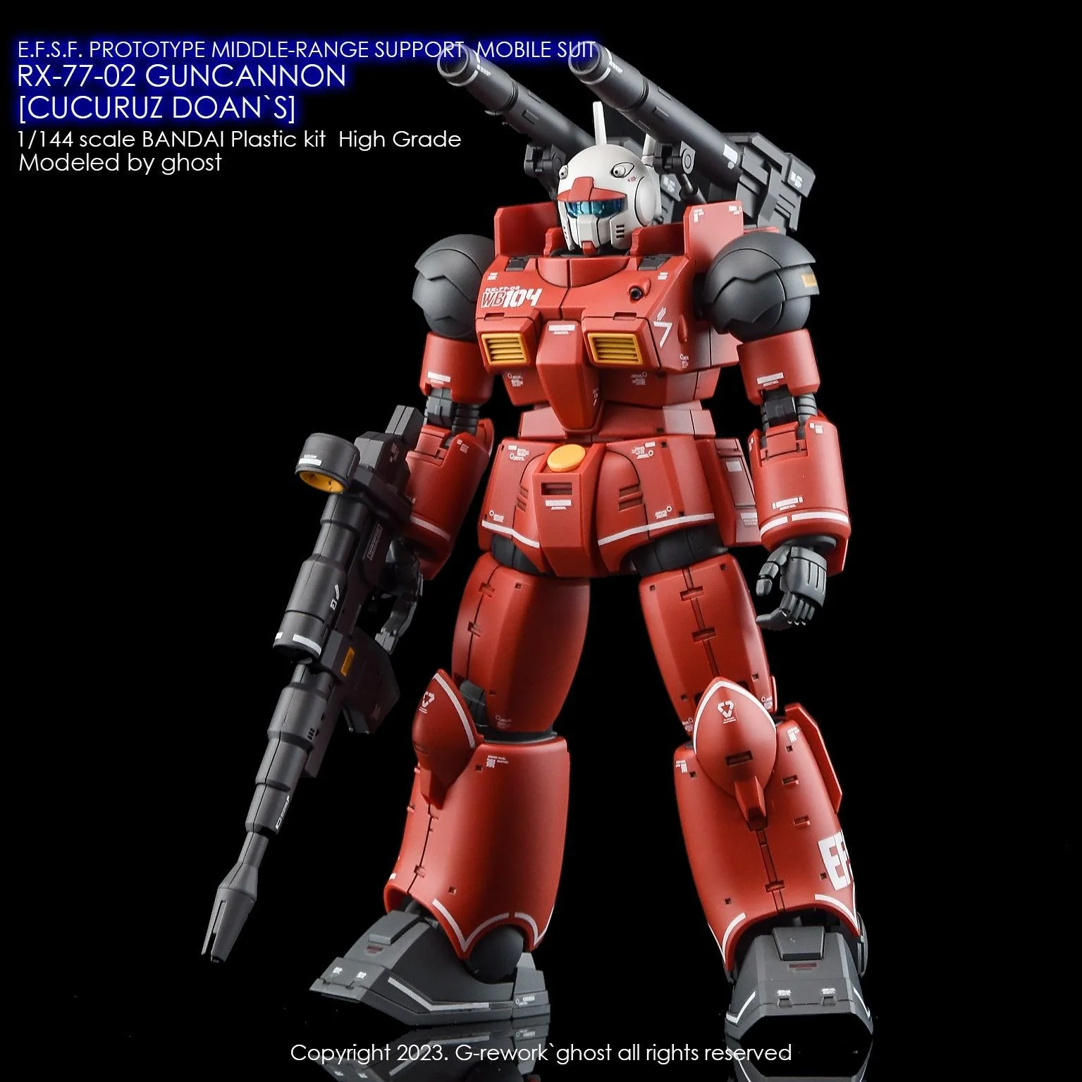 G-Rework [HG] RX-77-02 GUNCANNON [ CUCURUZ DOAN`S ] - Image 15