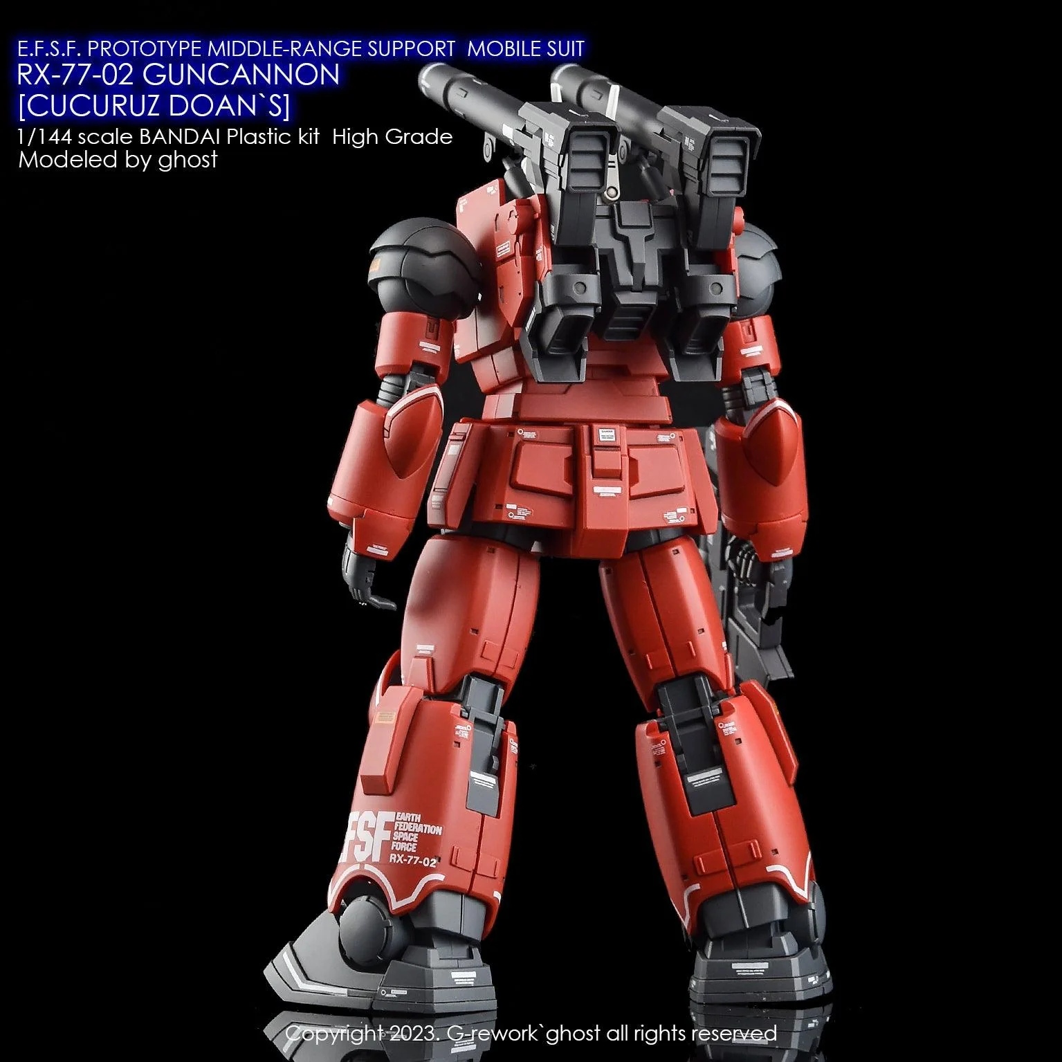 G-Rework [HG] RX-77-02 GUNCANNON [ CUCURUZ DOAN`S ] - Image 3