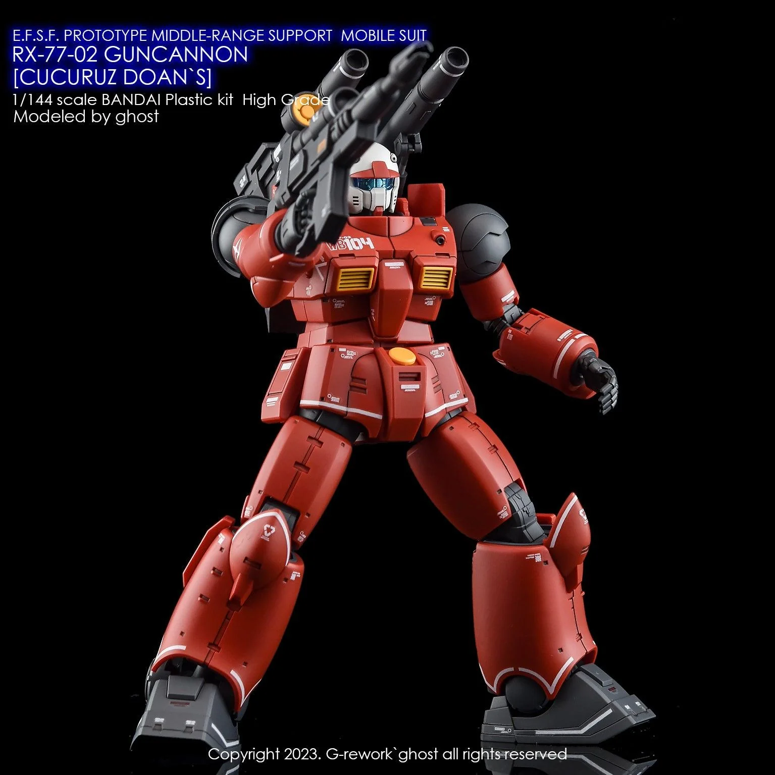 G-Rework [HG] RX-77-02 GUNCANNON [ CUCURUZ DOAN`S ] - Image 4