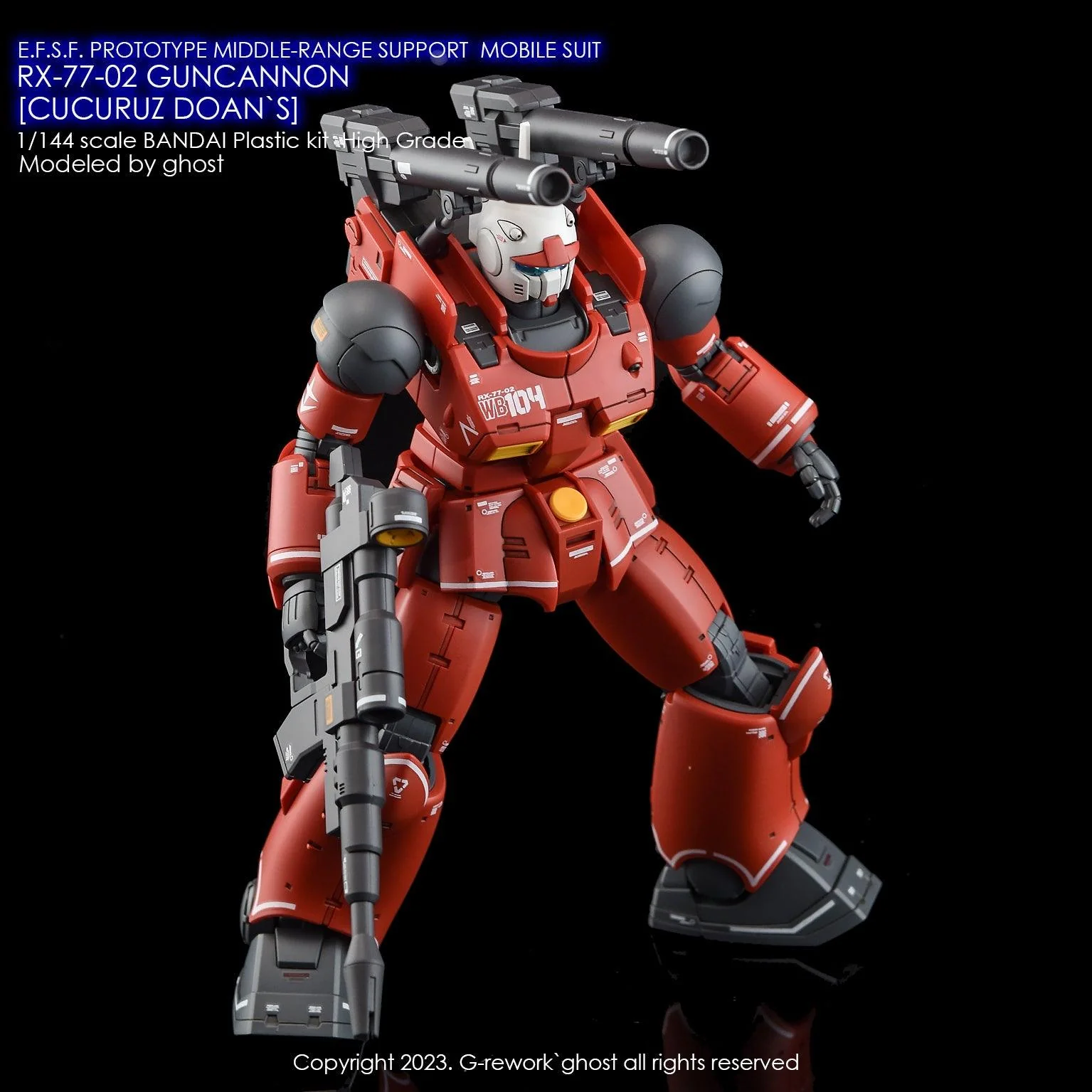 G-Rework [HG] RX-77-02 GUNCANNON [ CUCURUZ DOAN`S ] - Image 5