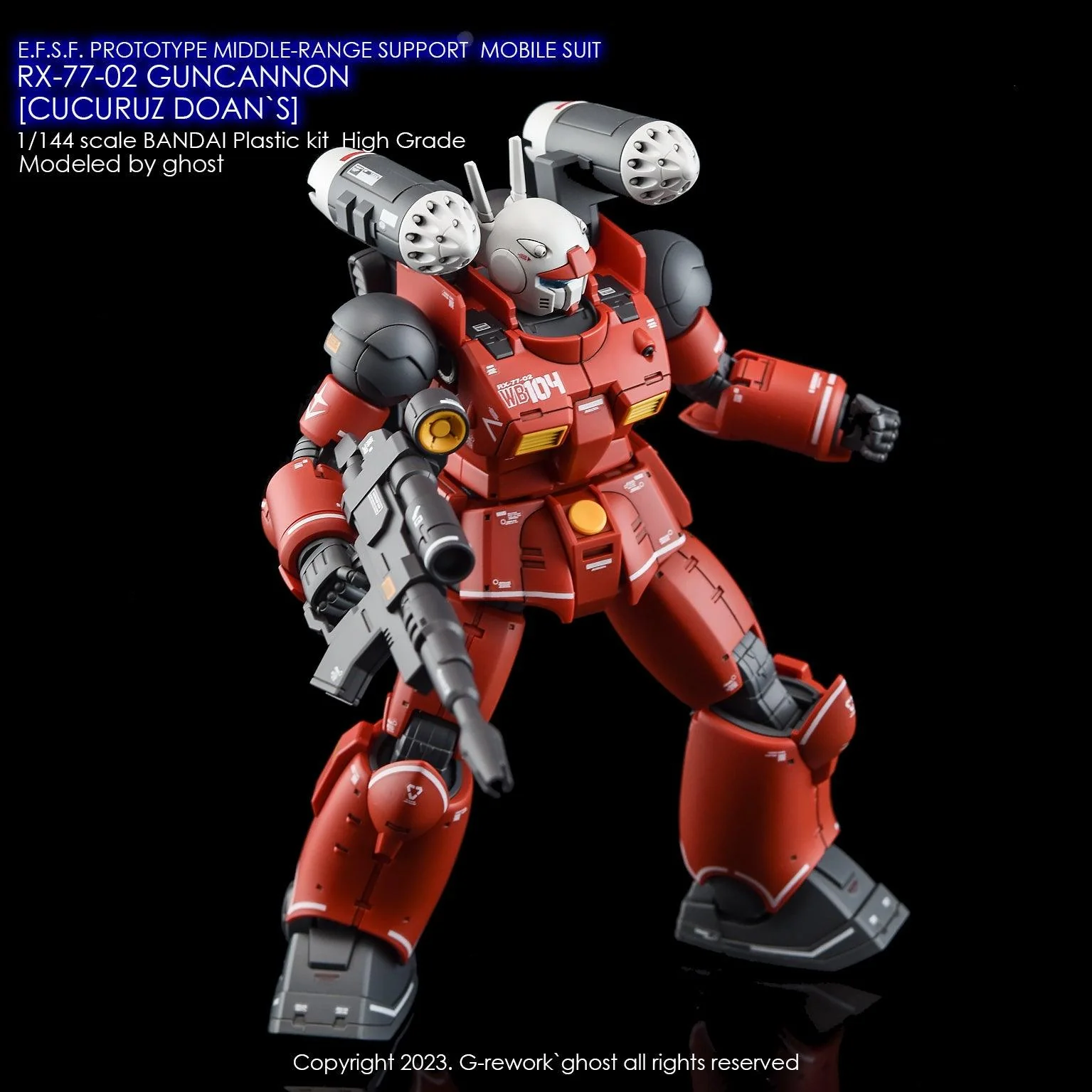 G-Rework [HG] RX-77-02 GUNCANNON [ CUCURUZ DOAN`S ] - Image 7