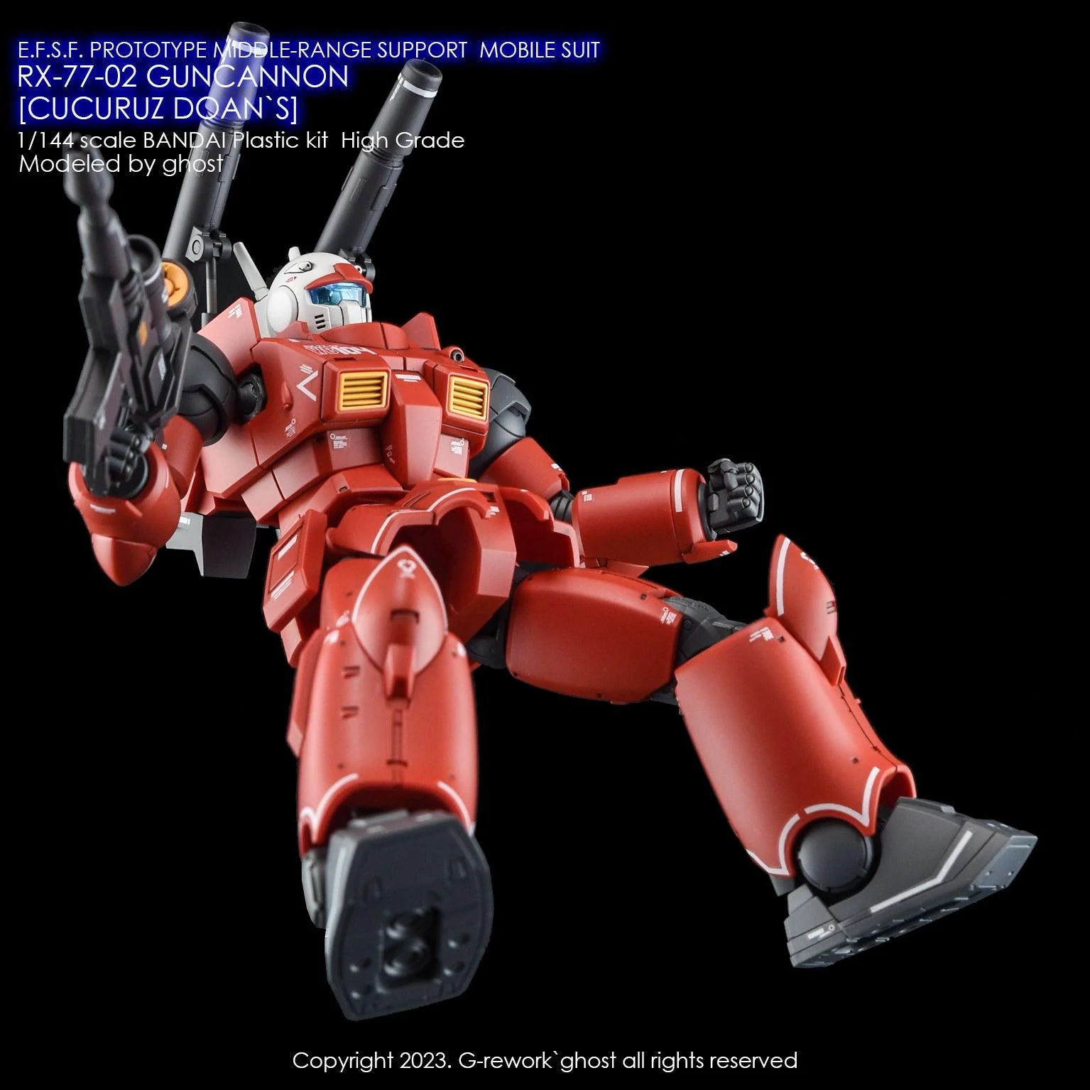 G-Rework [HG] RX-77-02 GUNCANNON [ CUCURUZ DOAN`S ] - Image 9