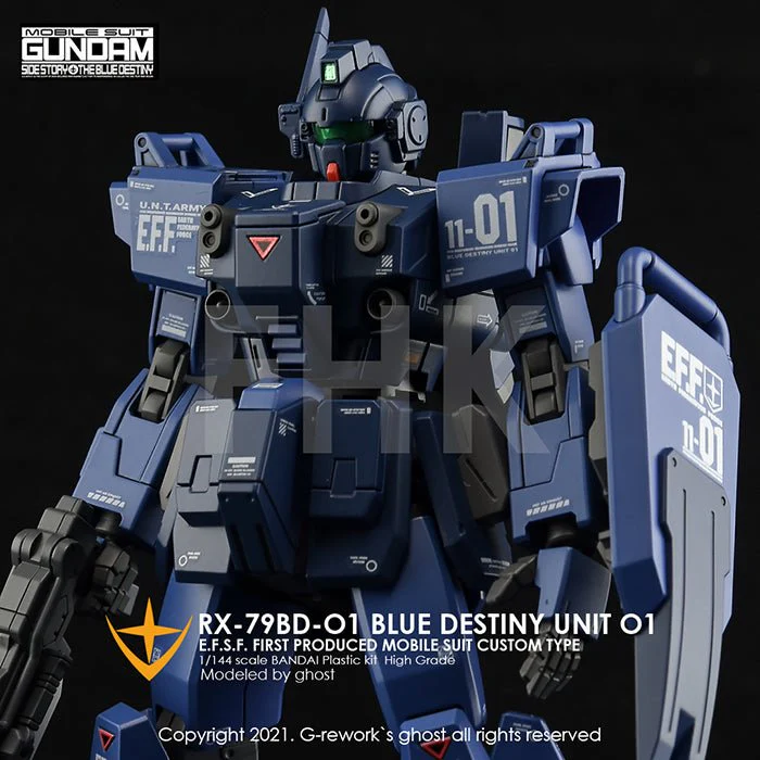G-Rework [HG] RX-79 BD-01 [BLUE DESTINY] - Image 11