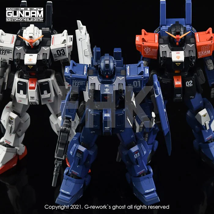 G-Rework [HG] RX-79 BD-01 [BLUE DESTINY] - Image 3