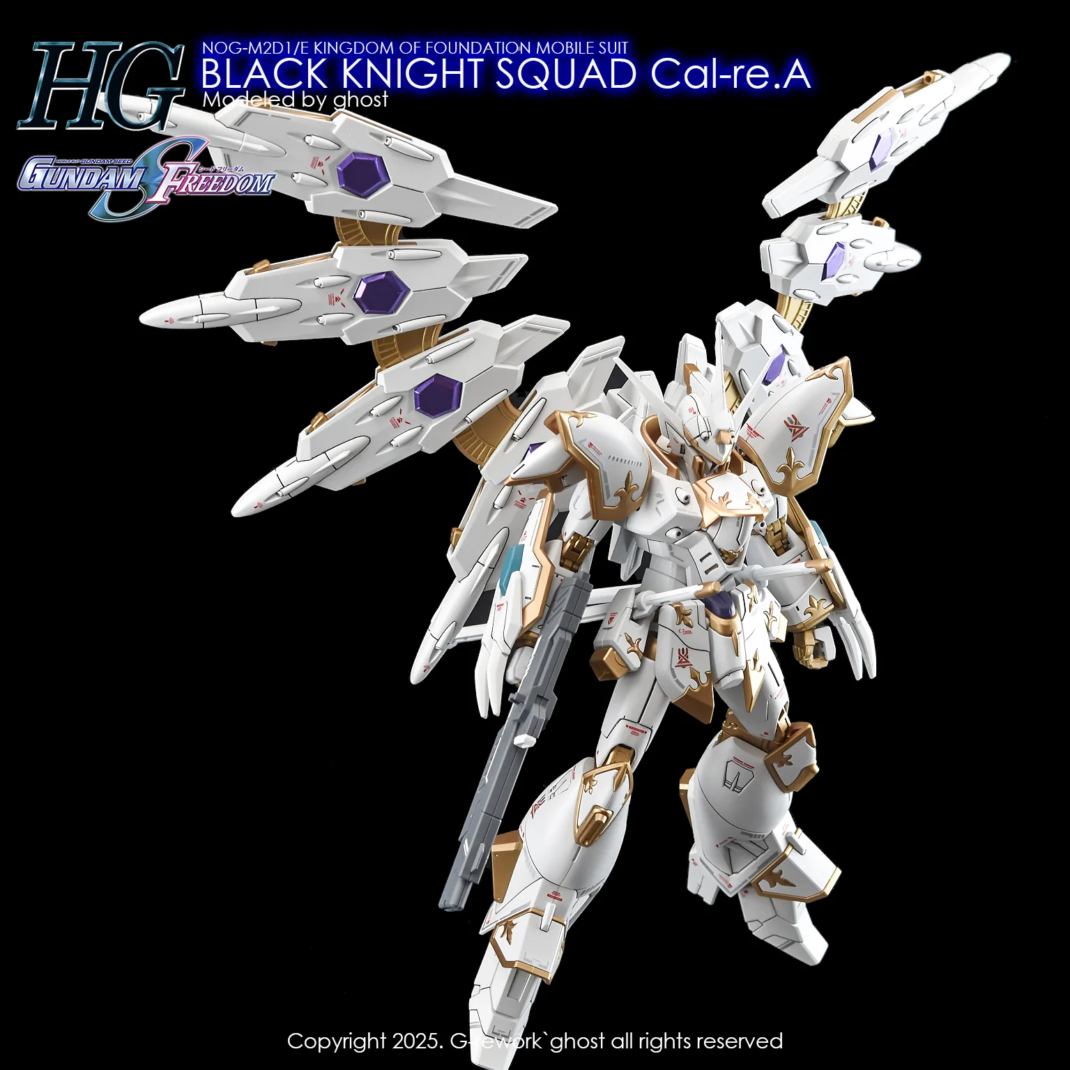 G-Rework [HG] [SEED] BLACK KNIGHT SQUAD Cal-re.A - Image 10