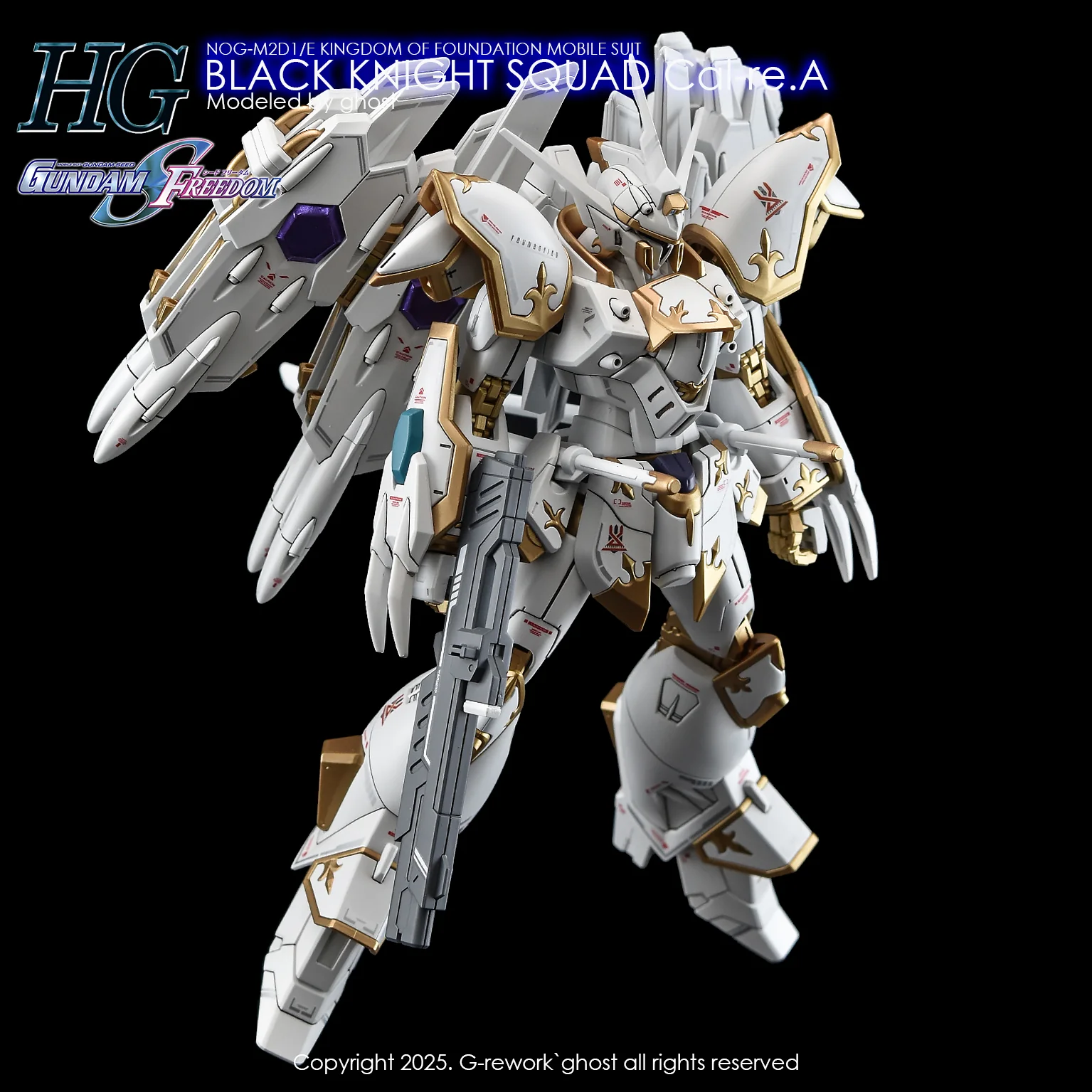 G-Rework [HG] [SEED] BLACK KNIGHT SQUAD Cal-re.A - Image 12