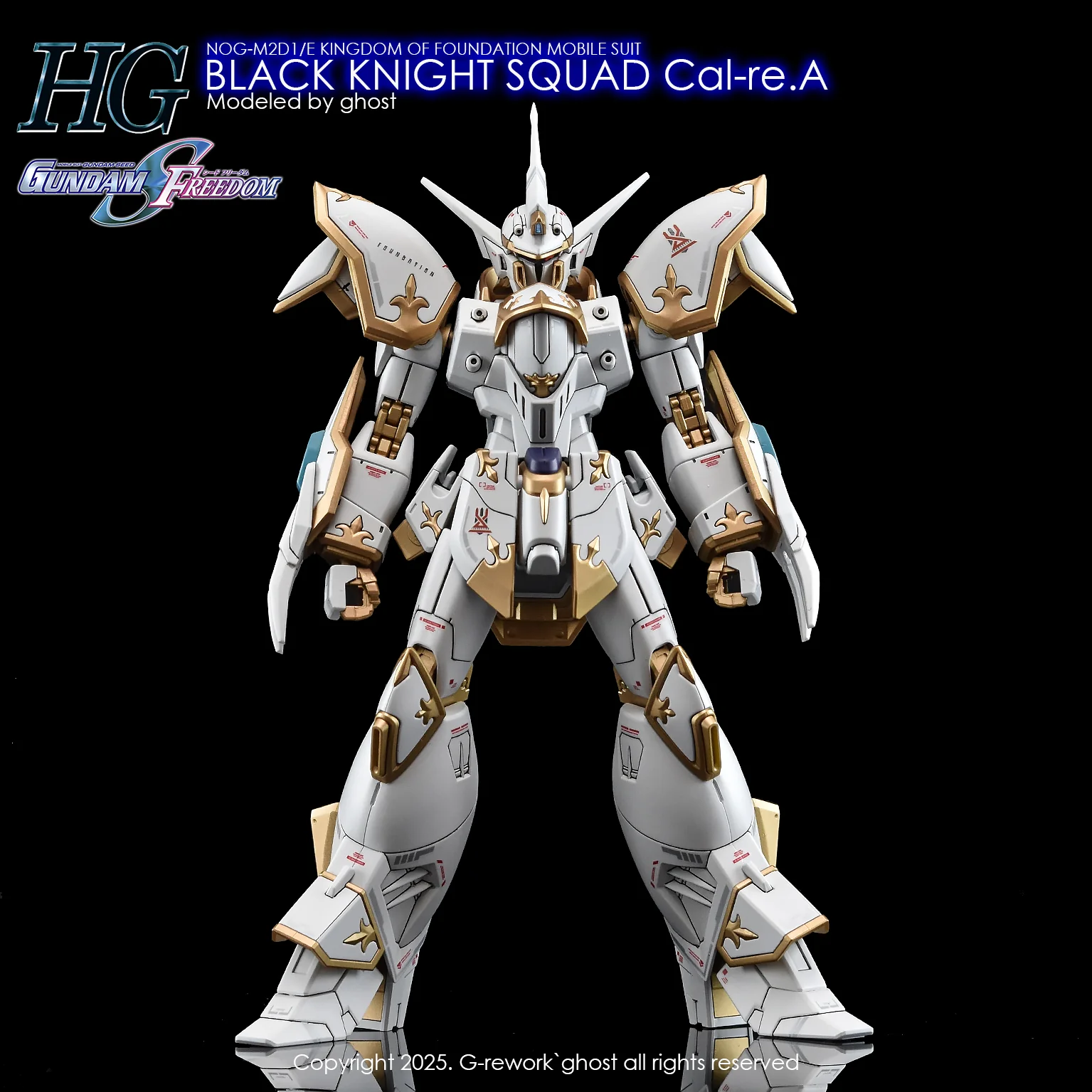 G-Rework [HG] [SEED] BLACK KNIGHT SQUAD Cal-re.A - Image 13