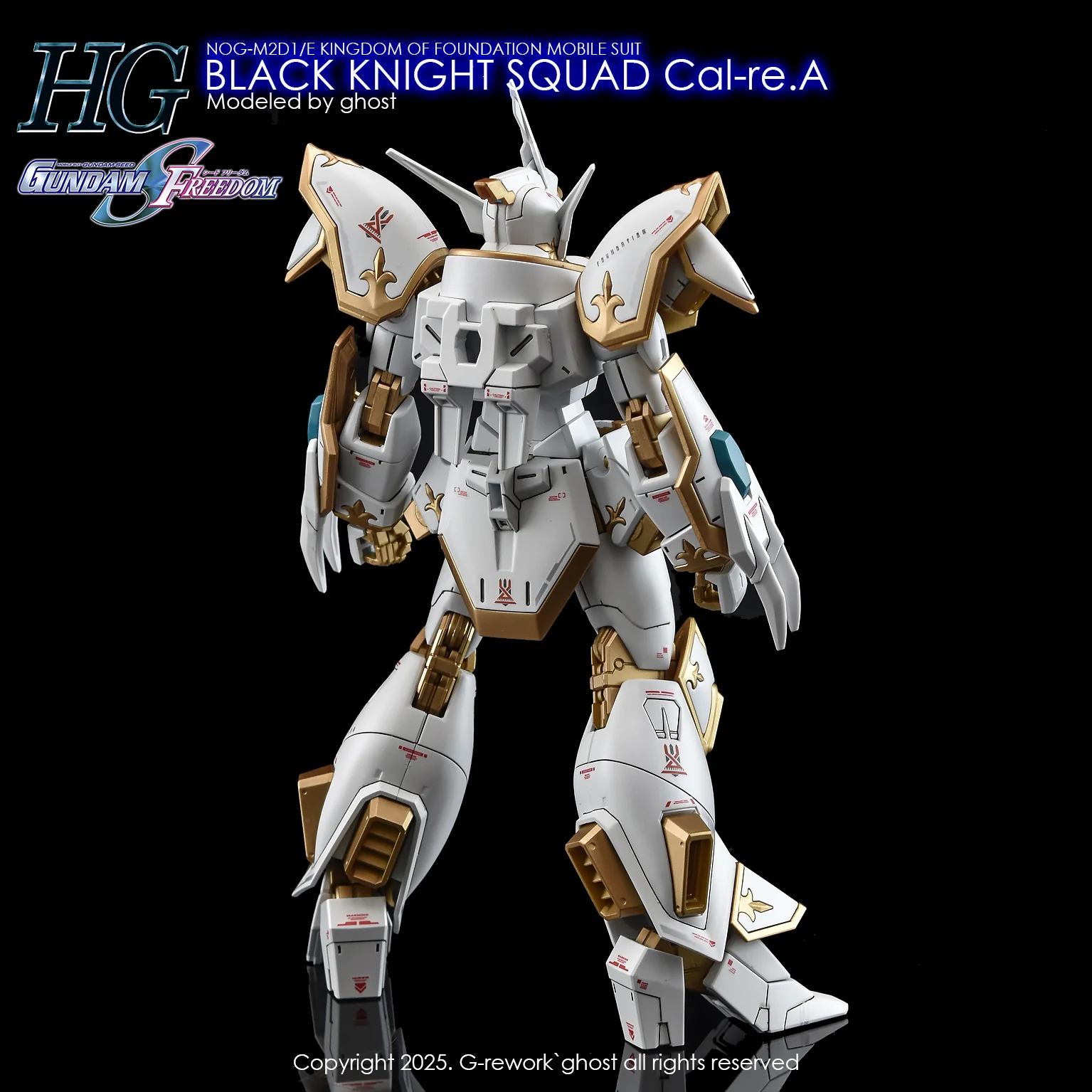 G-Rework [HG] [SEED] BLACK KNIGHT SQUAD Cal-re.A - Image 14