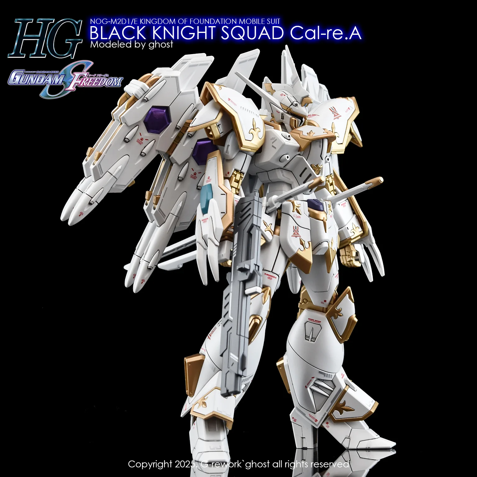 G-Rework [HG] [SEED] BLACK KNIGHT SQUAD Cal-re.A - Image 16