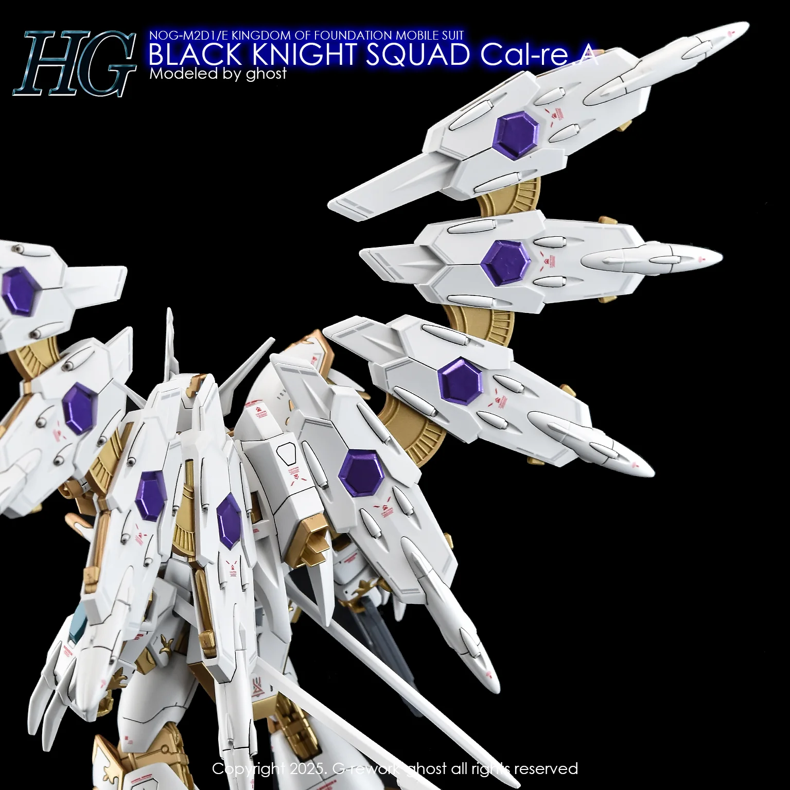 G-Rework [HG] [SEED] BLACK KNIGHT SQUAD Cal-re.A - Image 18
