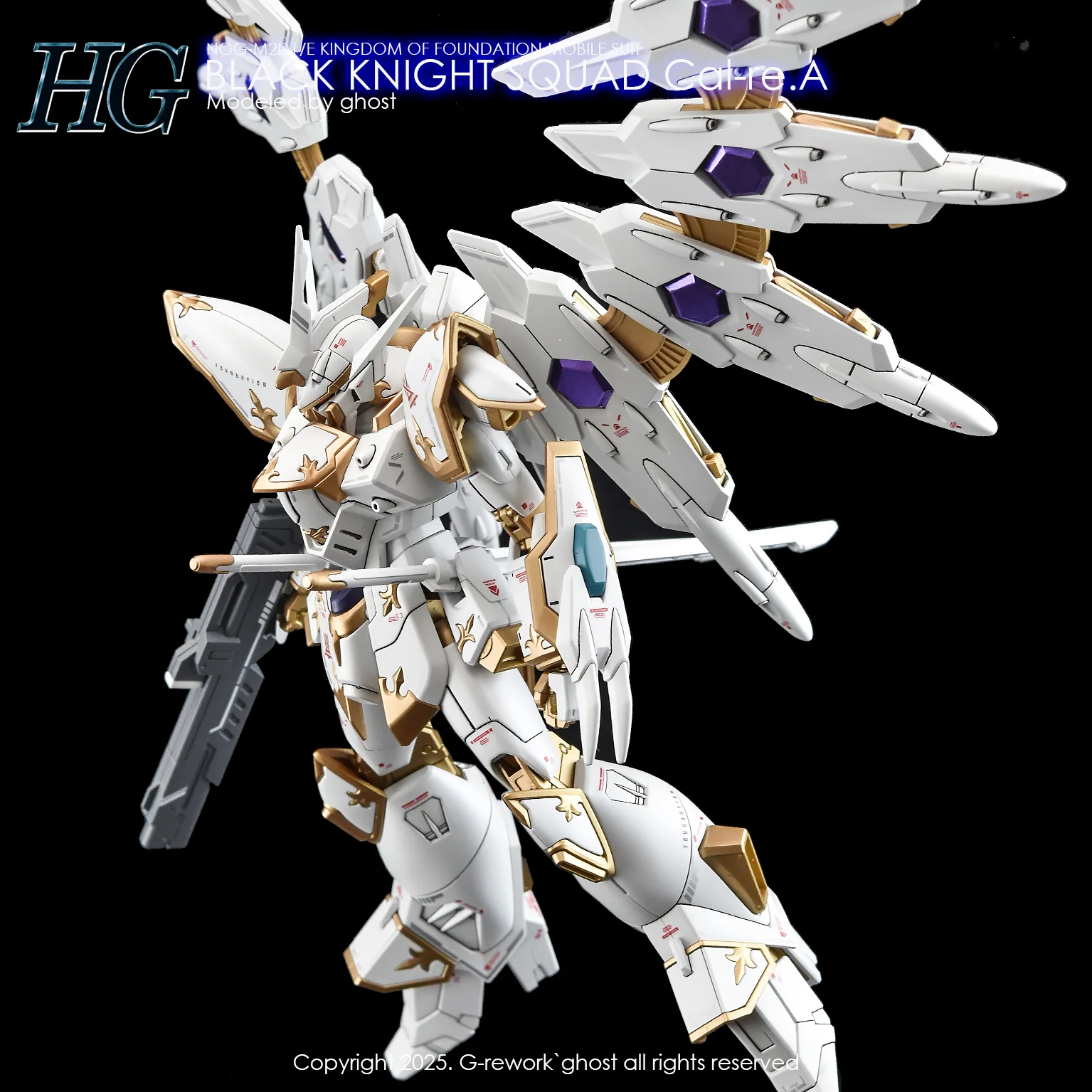 G-Rework [HG] [SEED] BLACK KNIGHT SQUAD Cal-re.A - Image 19