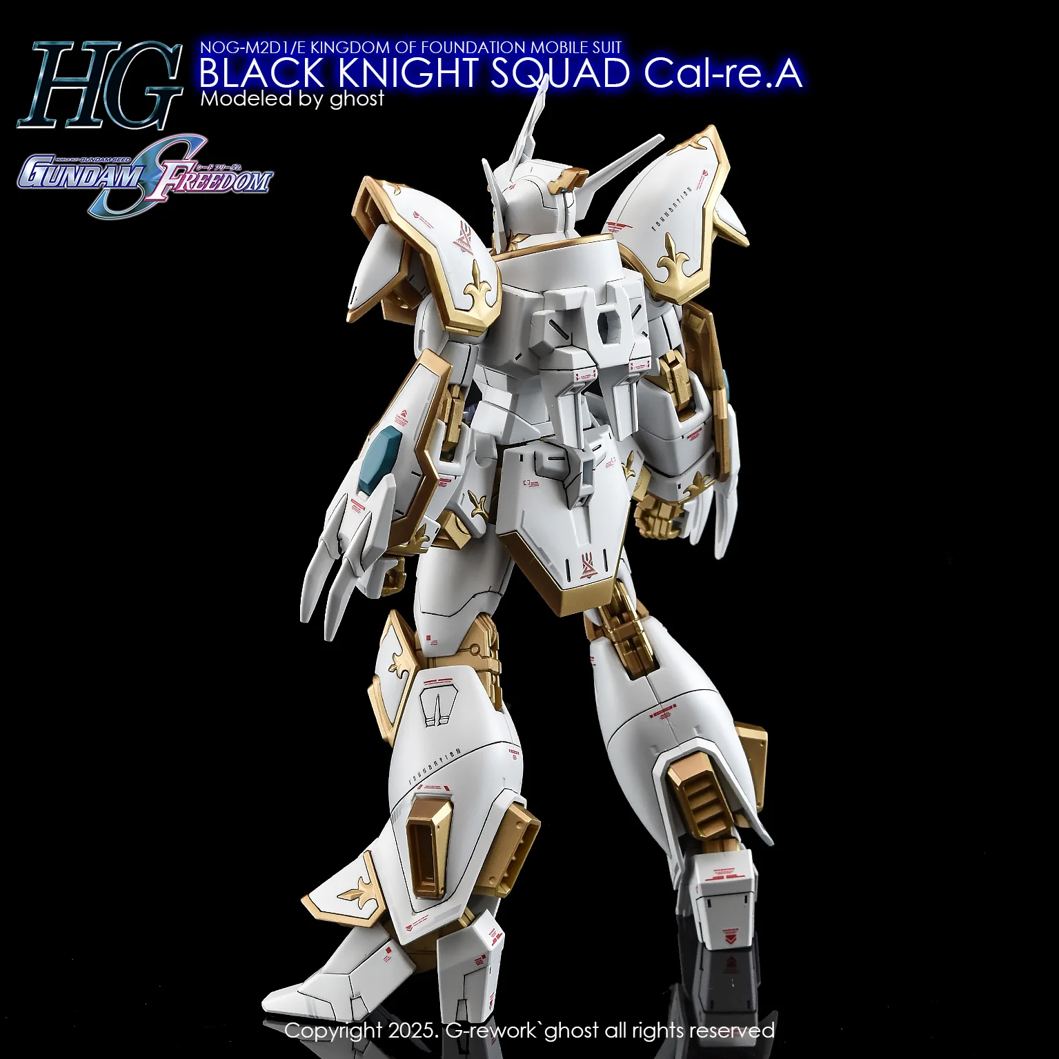 G-Rework [HG] [SEED] BLACK KNIGHT SQUAD Cal-re.A - Image 7