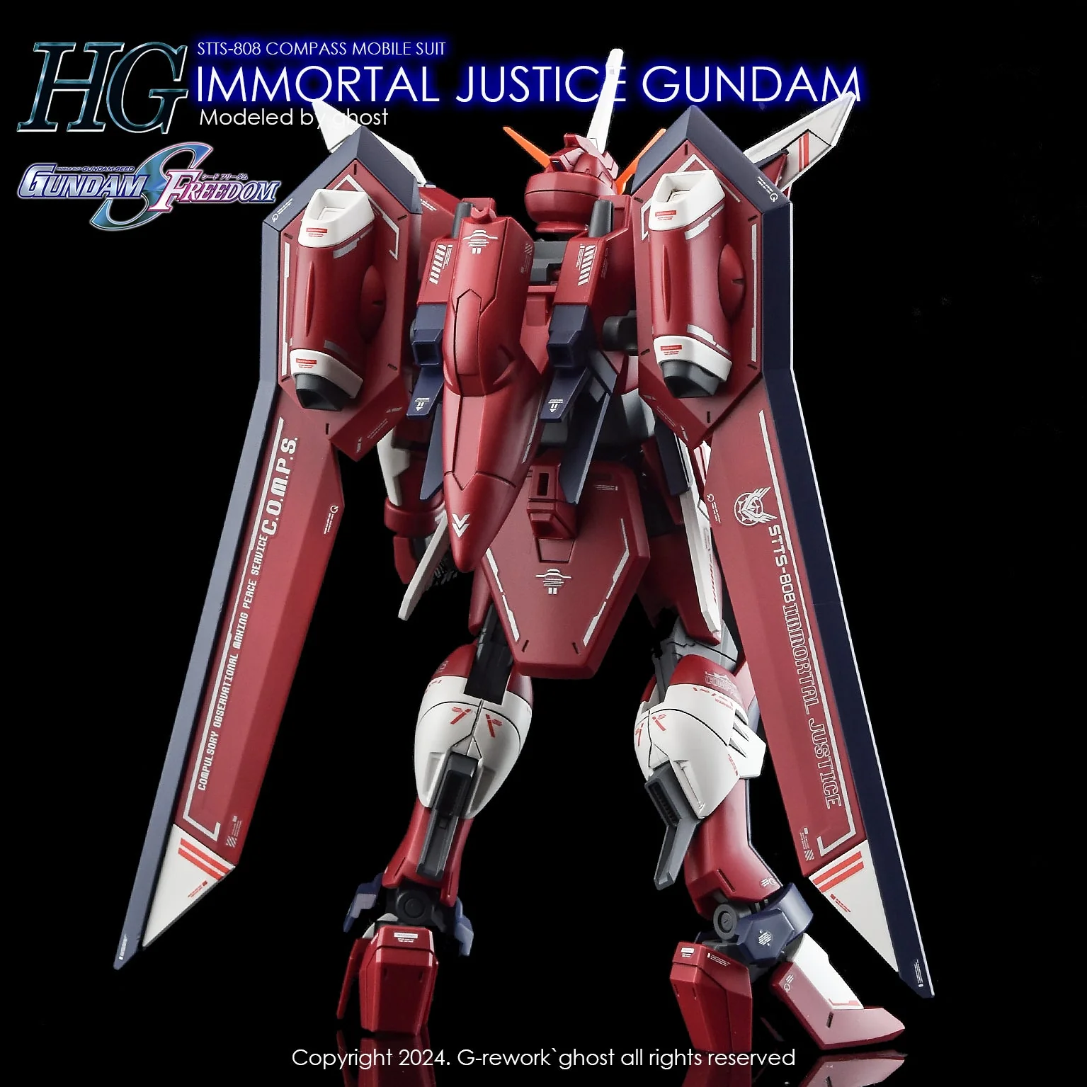 G-Rework [HG] [SEED] IMMORTAL JUSTICE GUNDAM - Image 11
