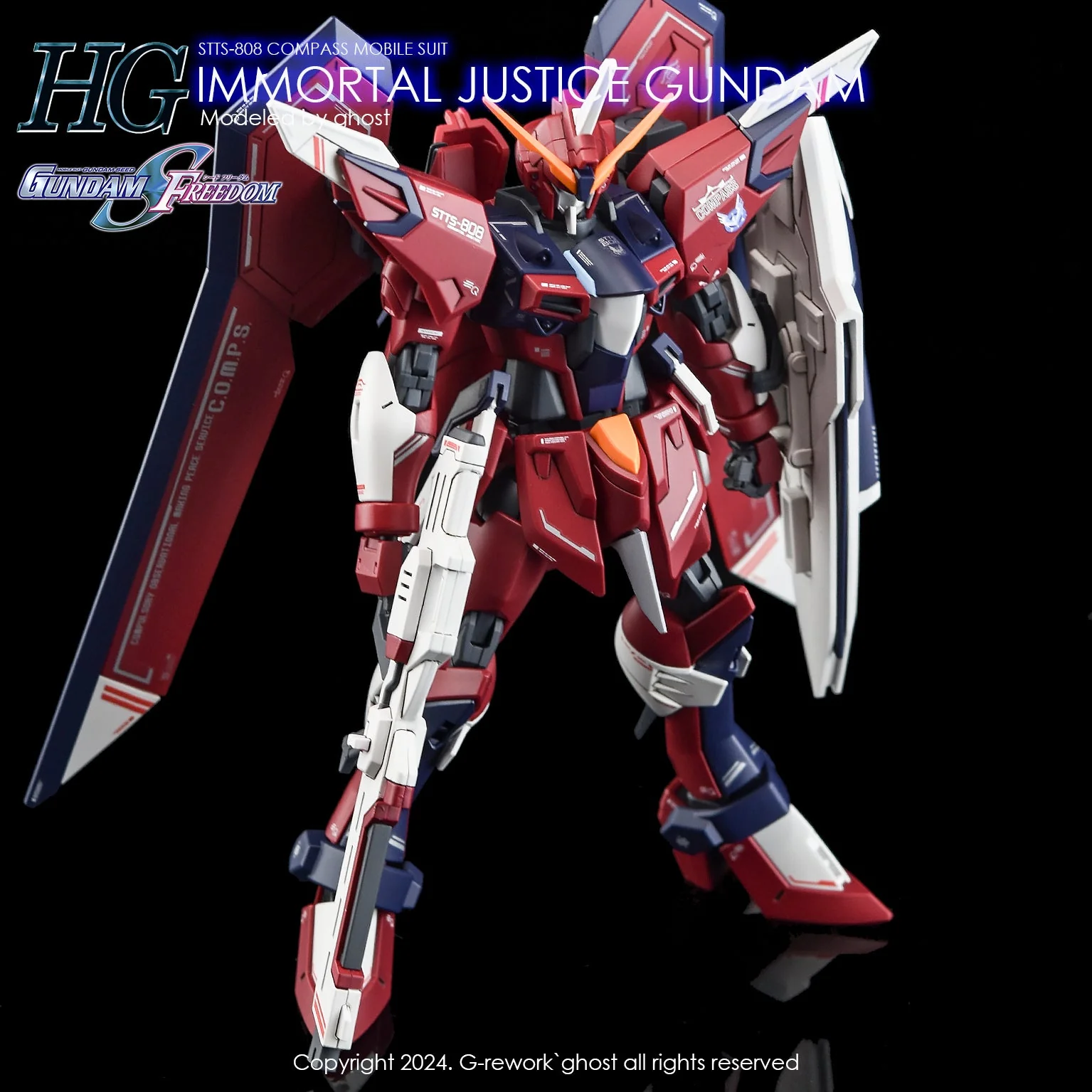 G-Rework [HG] [SEED] IMMORTAL JUSTICE GUNDAM - Image 14