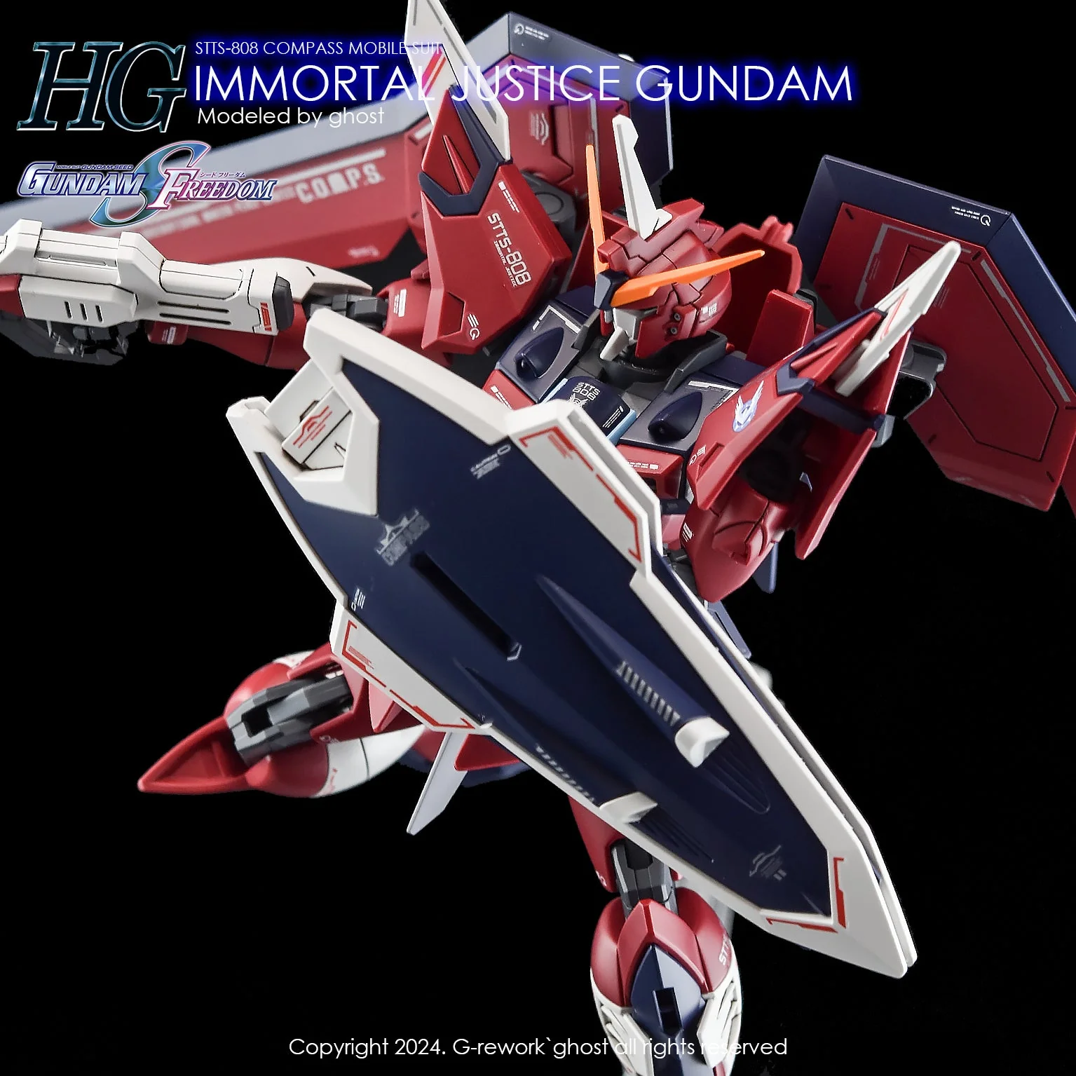 G-Rework [HG] [SEED] IMMORTAL JUSTICE GUNDAM - Image 17