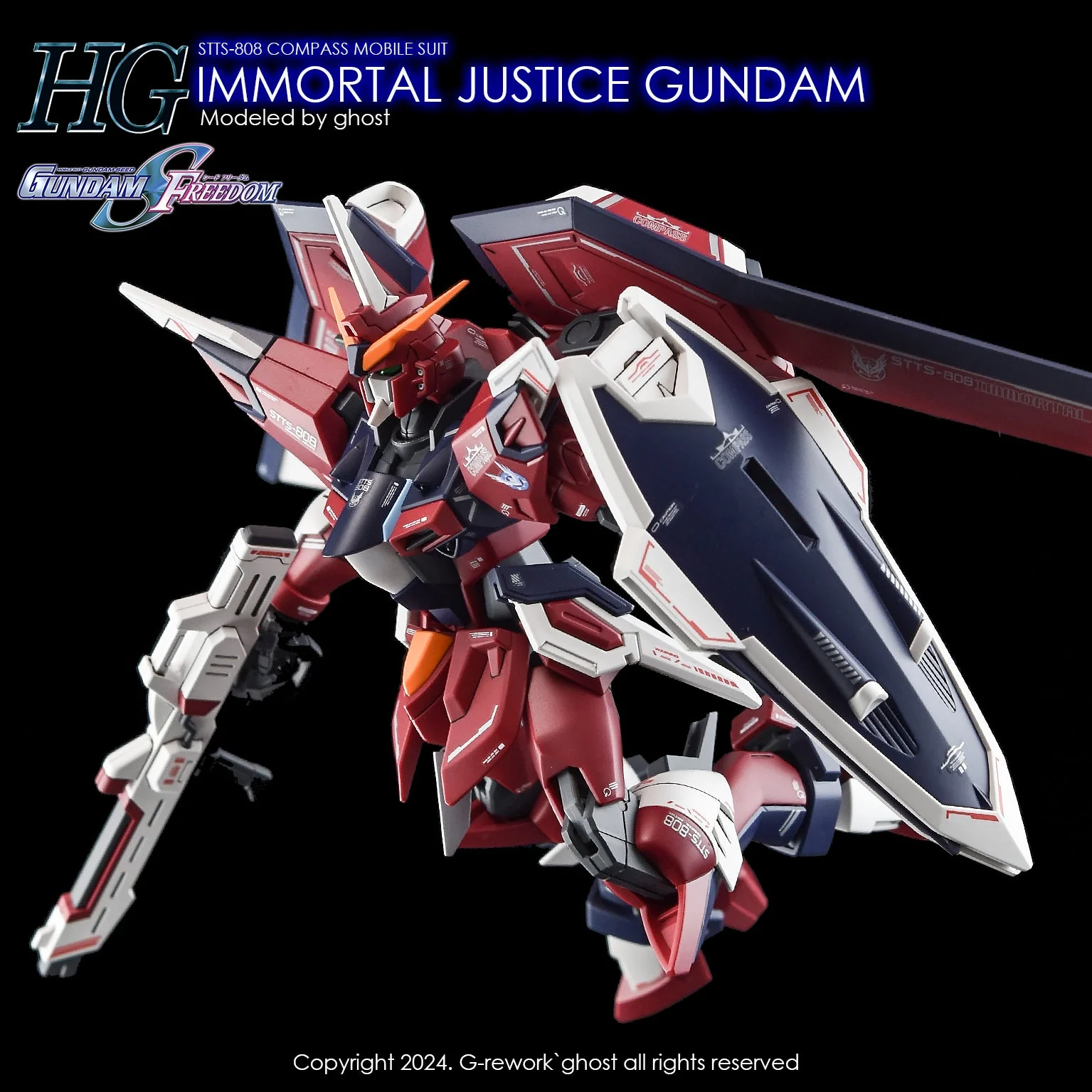 G-Rework [HG] [SEED] IMMORTAL JUSTICE GUNDAM - Image 18