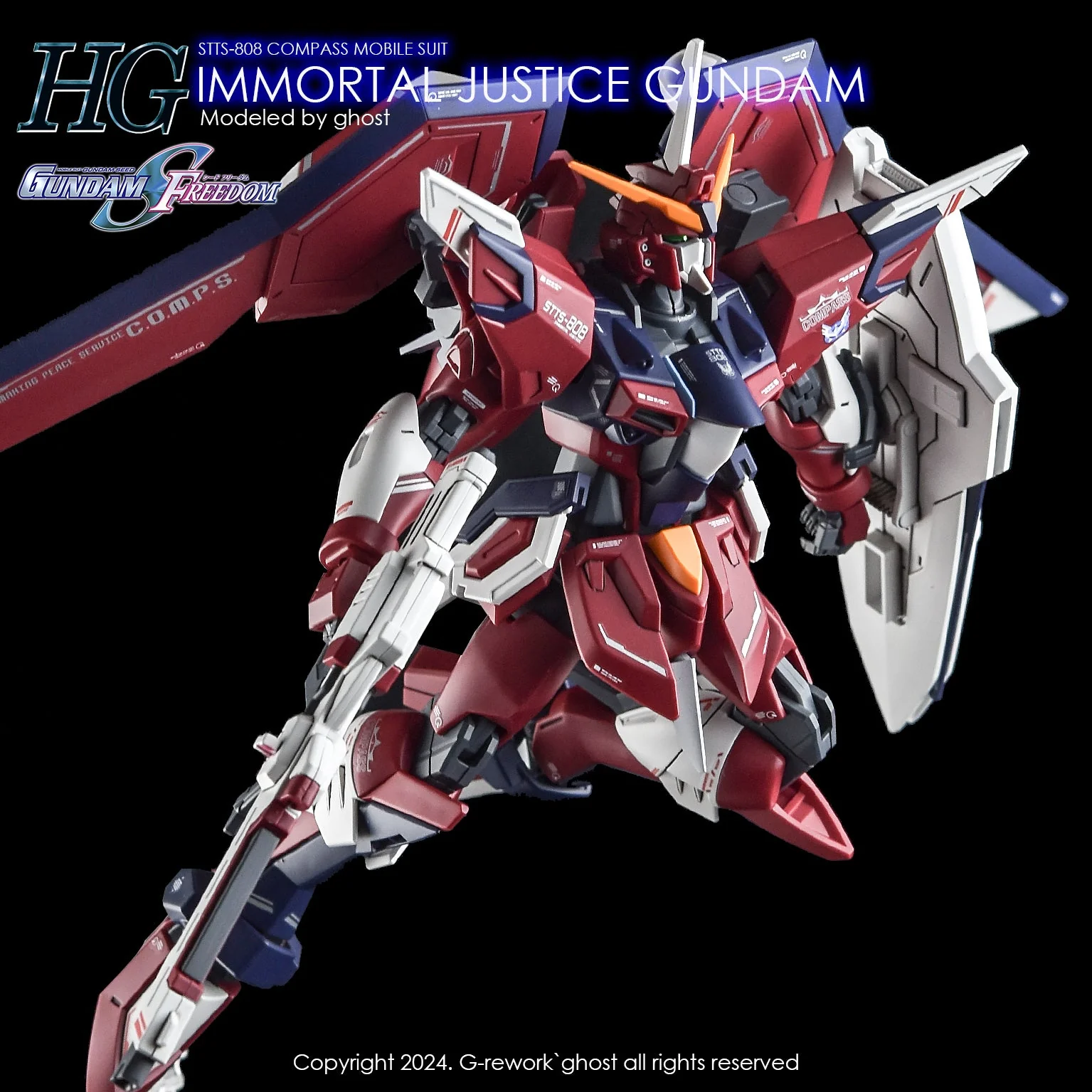 G-Rework [HG] [SEED] IMMORTAL JUSTICE GUNDAM - Image 19