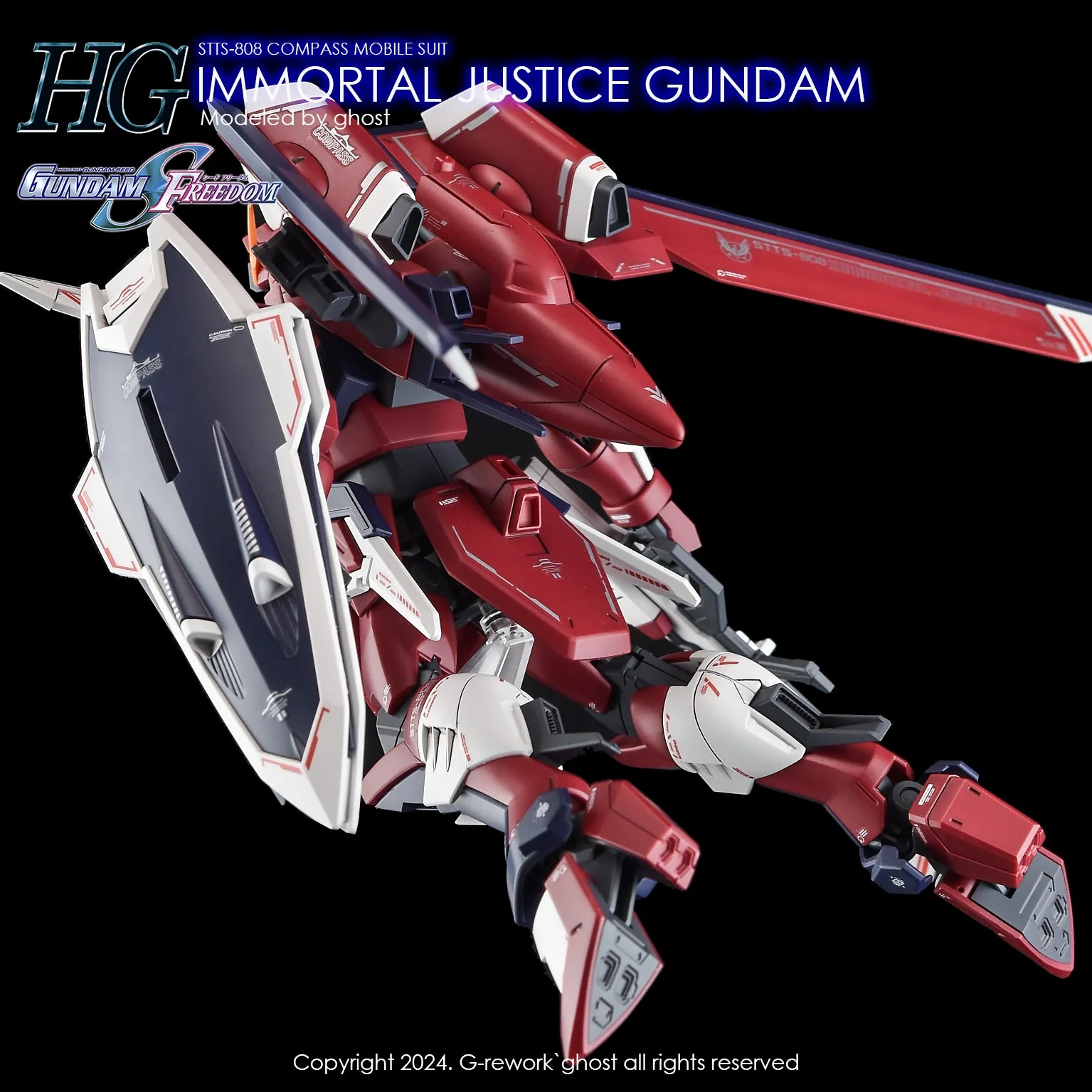 G-Rework [HG] [SEED] IMMORTAL JUSTICE GUNDAM - Image 20