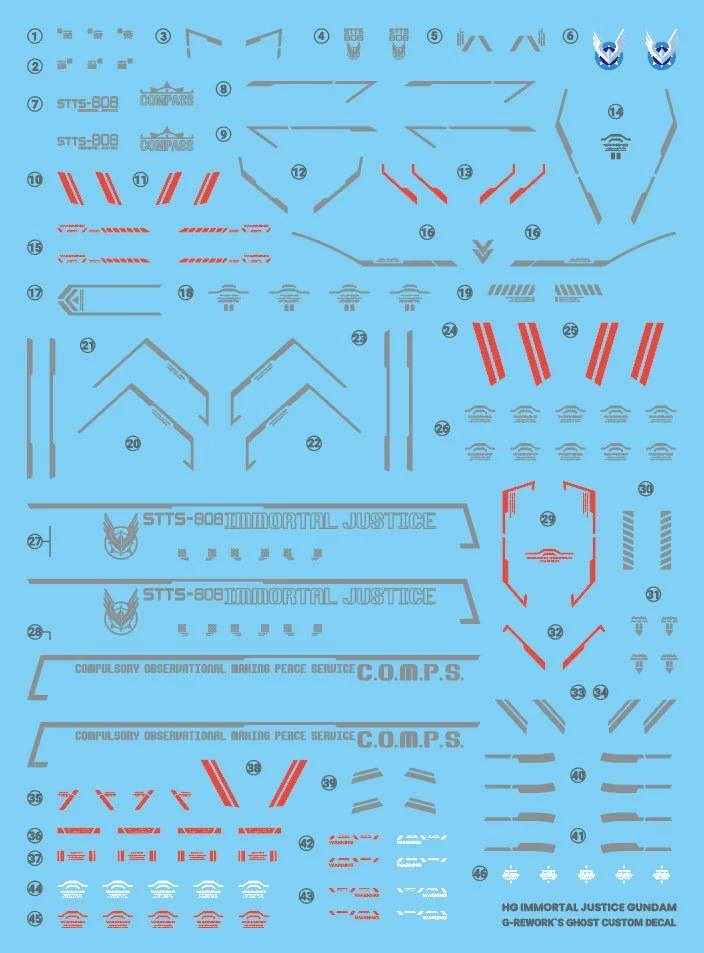 G-Rework [HG] [SEED] IMMORTAL JUSTICE GUNDAM - Image 5