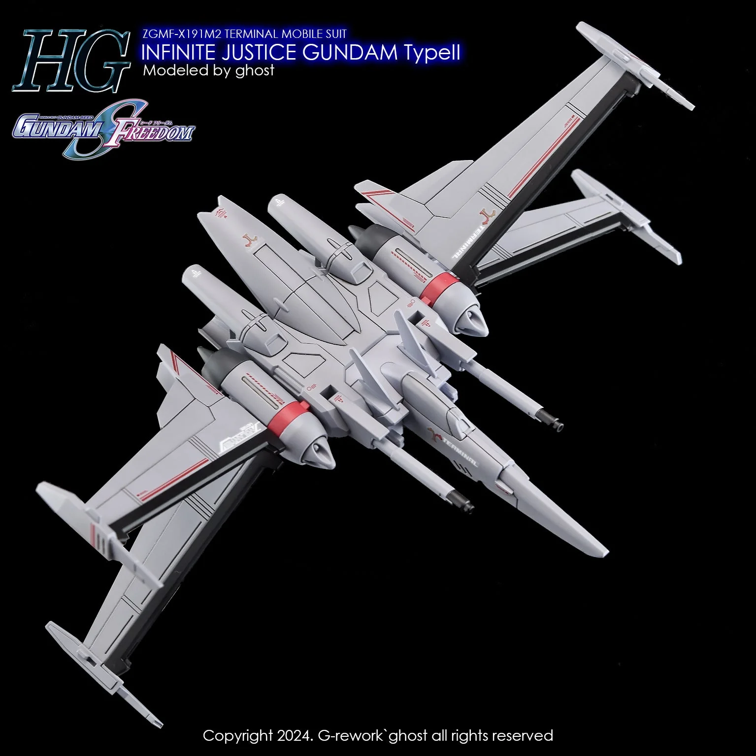 G-Rework [HG] [SEED] INFINITE JUSTICE GUNDAM TYPE 2 - Image 11