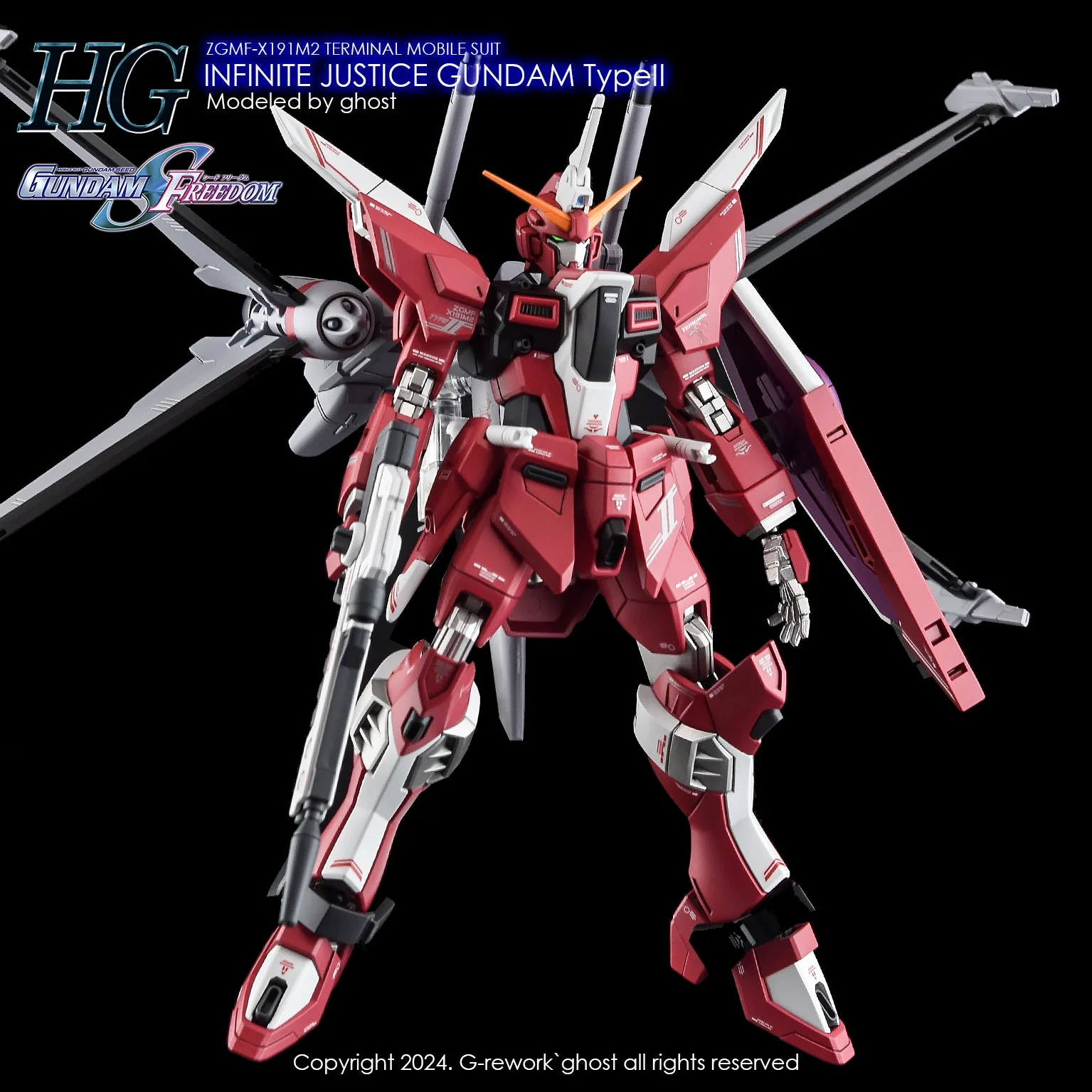 G-Rework [HG] [SEED] INFINITE JUSTICE GUNDAM TYPE 2 - Image 12