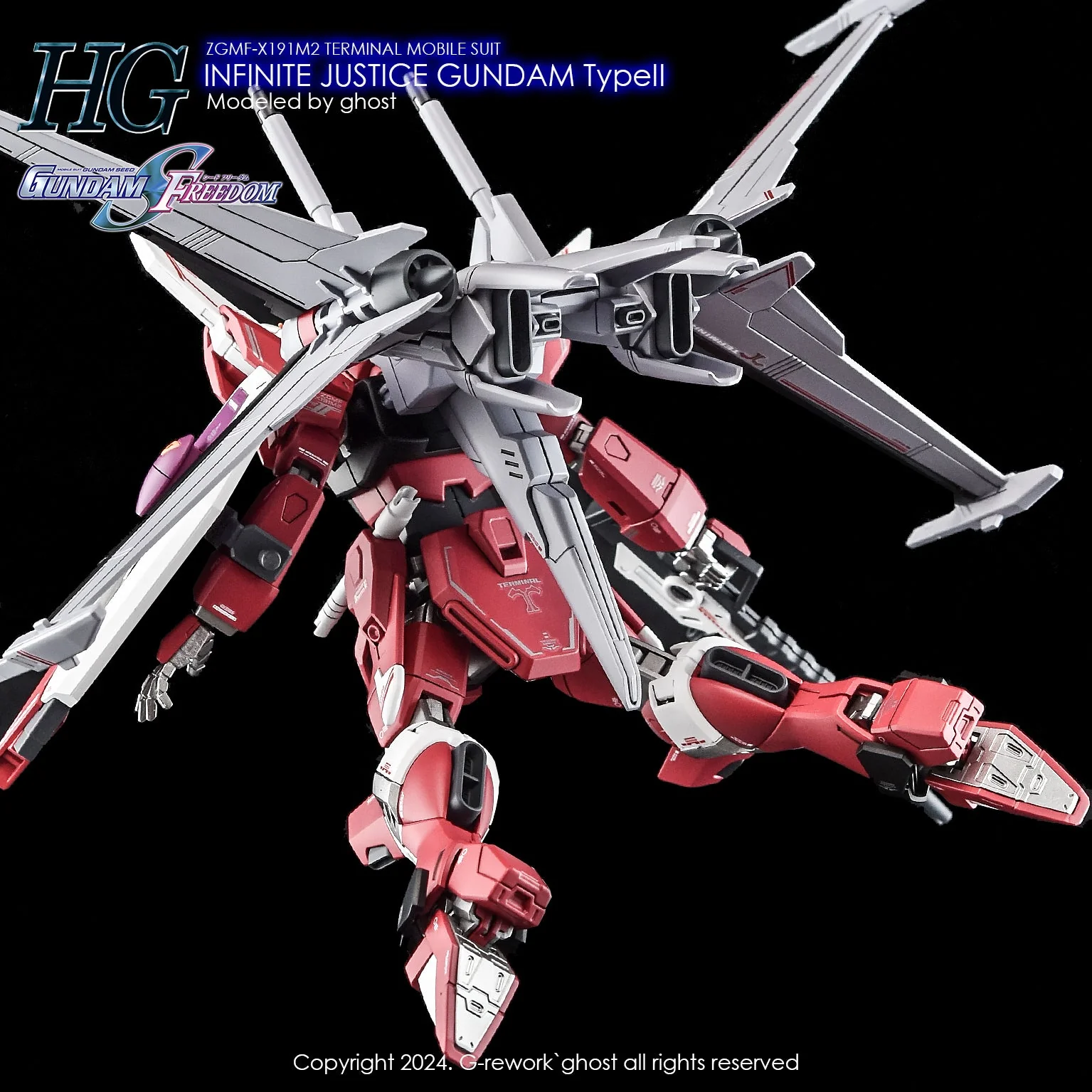 G-Rework [HG] [SEED] INFINITE JUSTICE GUNDAM TYPE 2 - Image 13