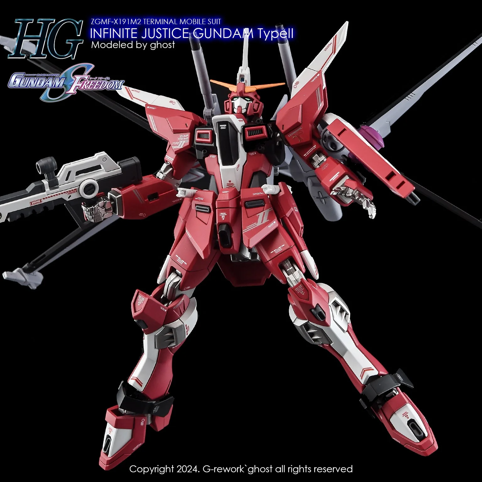 G-Rework [HG] [SEED] INFINITE JUSTICE GUNDAM TYPE 2 - Image 14