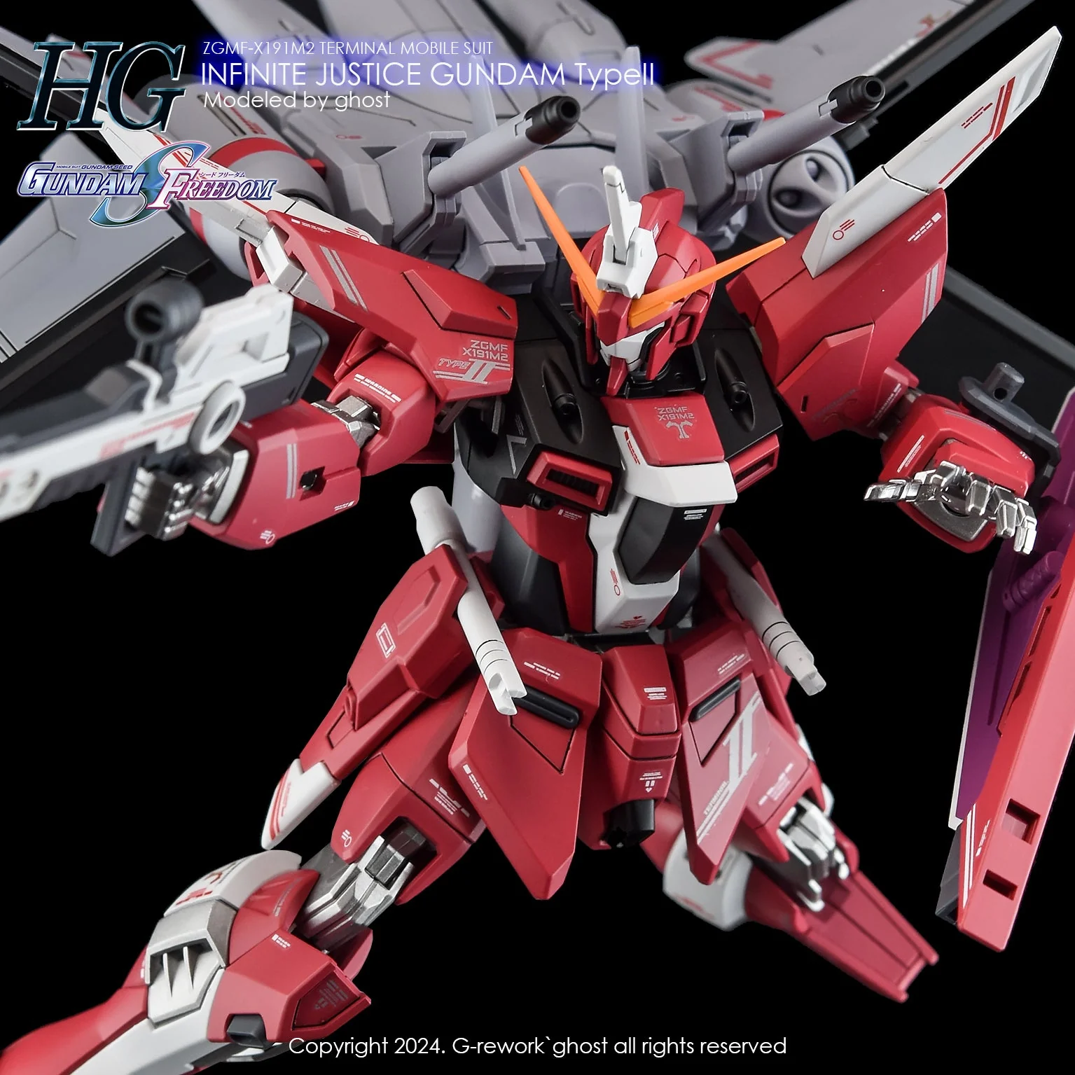 G-Rework [HG] [SEED] INFINITE JUSTICE GUNDAM TYPE 2 - Image 15