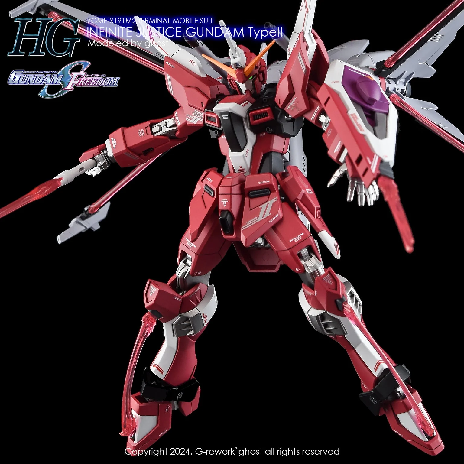 G-Rework [HG] [SEED] INFINITE JUSTICE GUNDAM TYPE 2 - Image 17