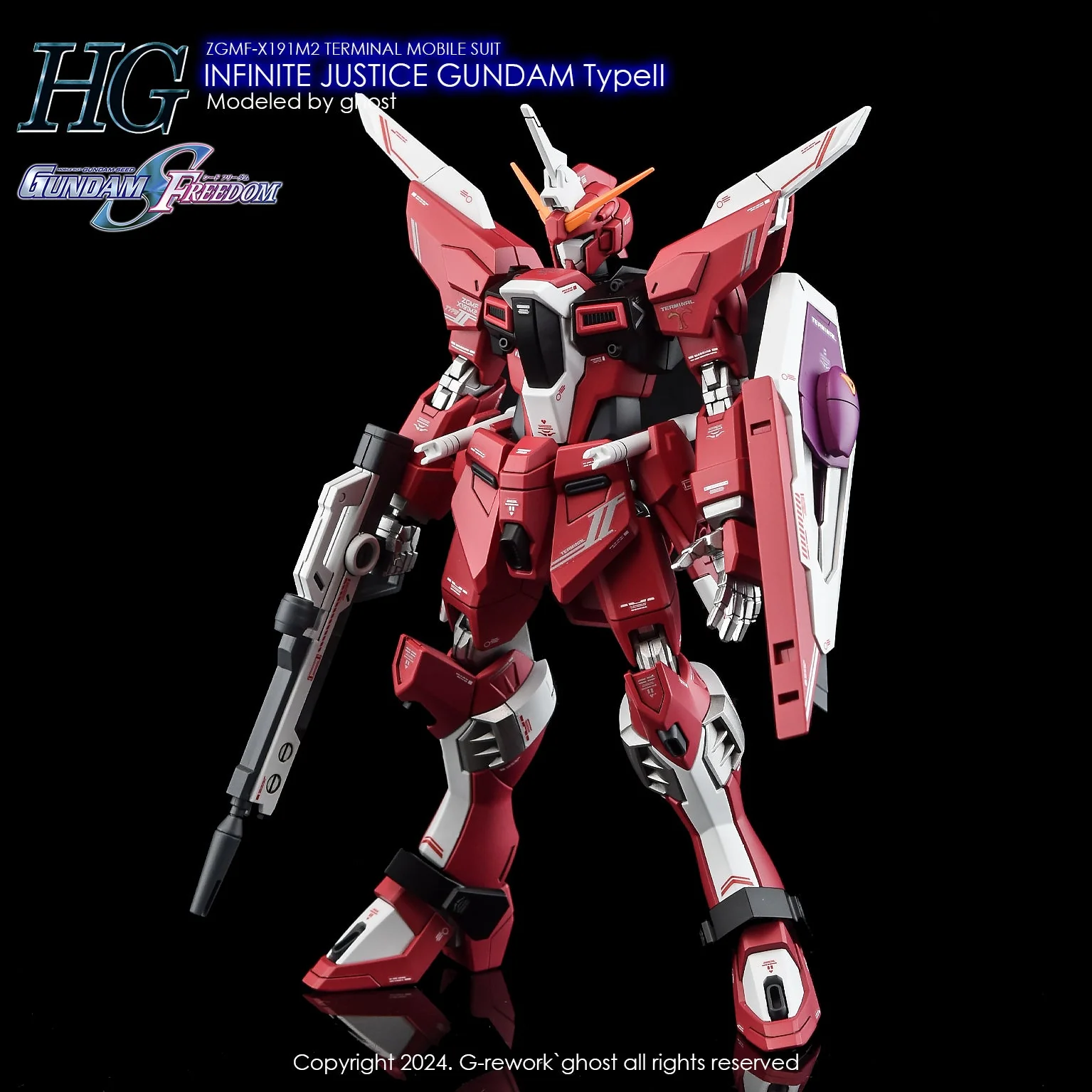 G-Rework [HG] [SEED] INFINITE JUSTICE GUNDAM TYPE 2 - Image 5