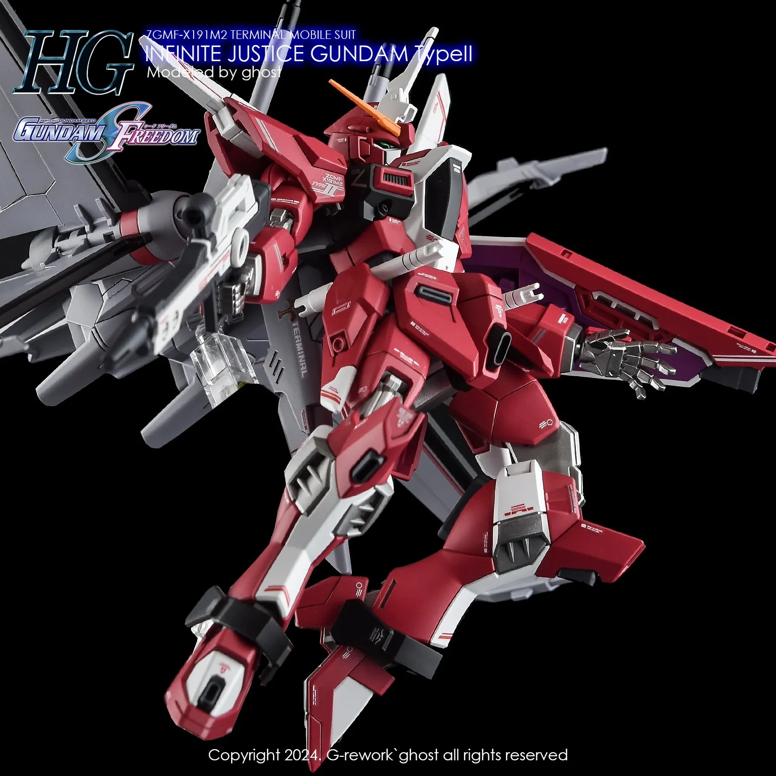G-Rework [HG] [SEED] INFINITE JUSTICE GUNDAM TYPE 2 - Image 6