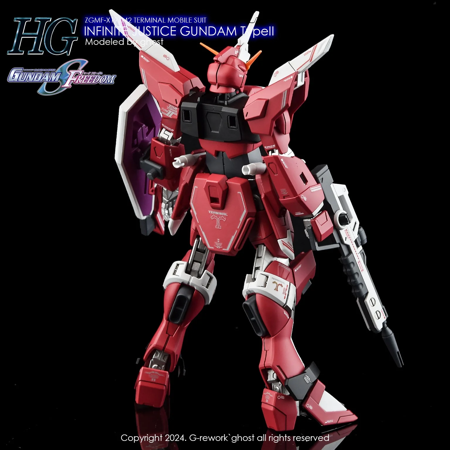 G-Rework [HG] [SEED] INFINITE JUSTICE GUNDAM TYPE 2 - Image 8