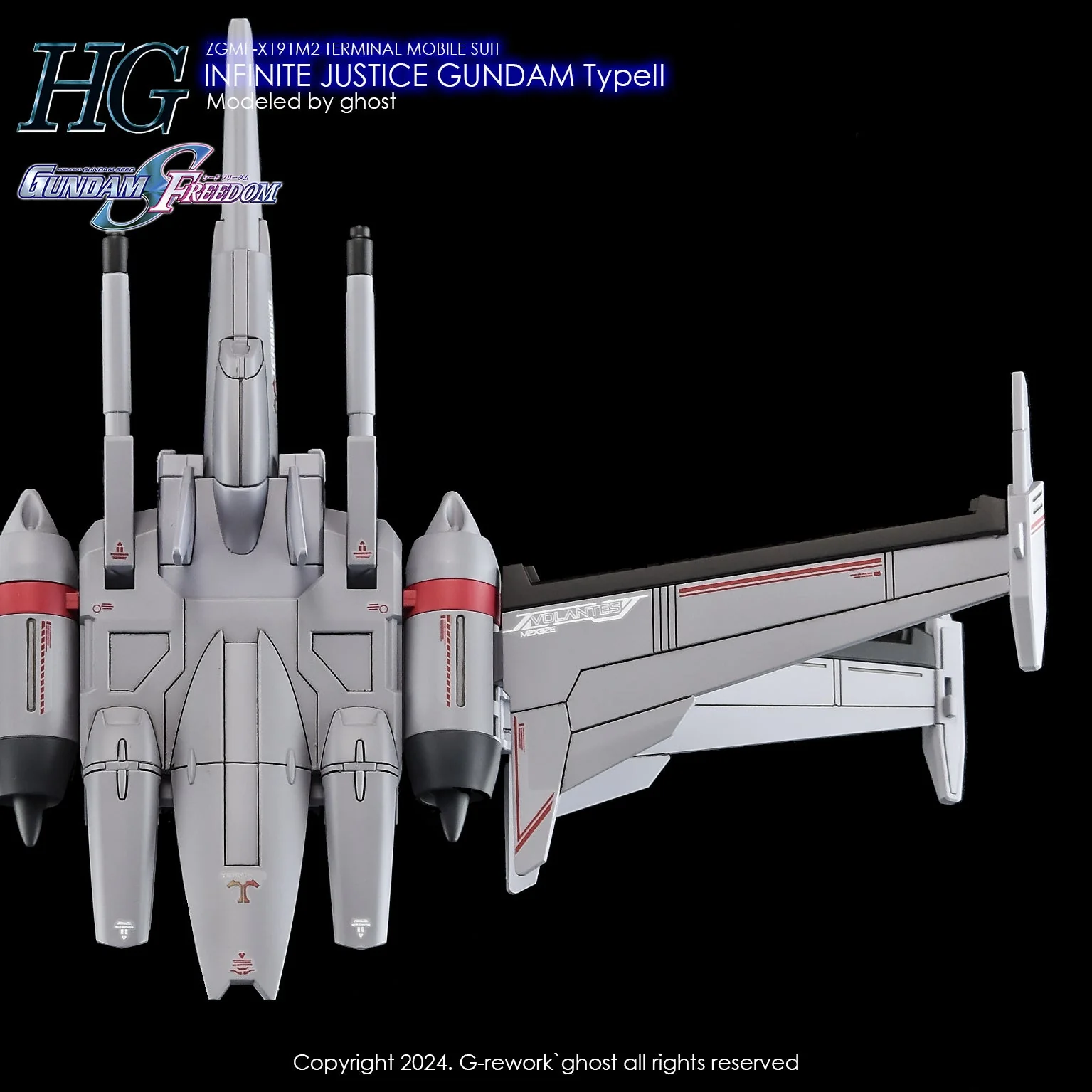 G-Rework [HG] [SEED] INFINITE JUSTICE GUNDAM TYPE 2 - Image 9