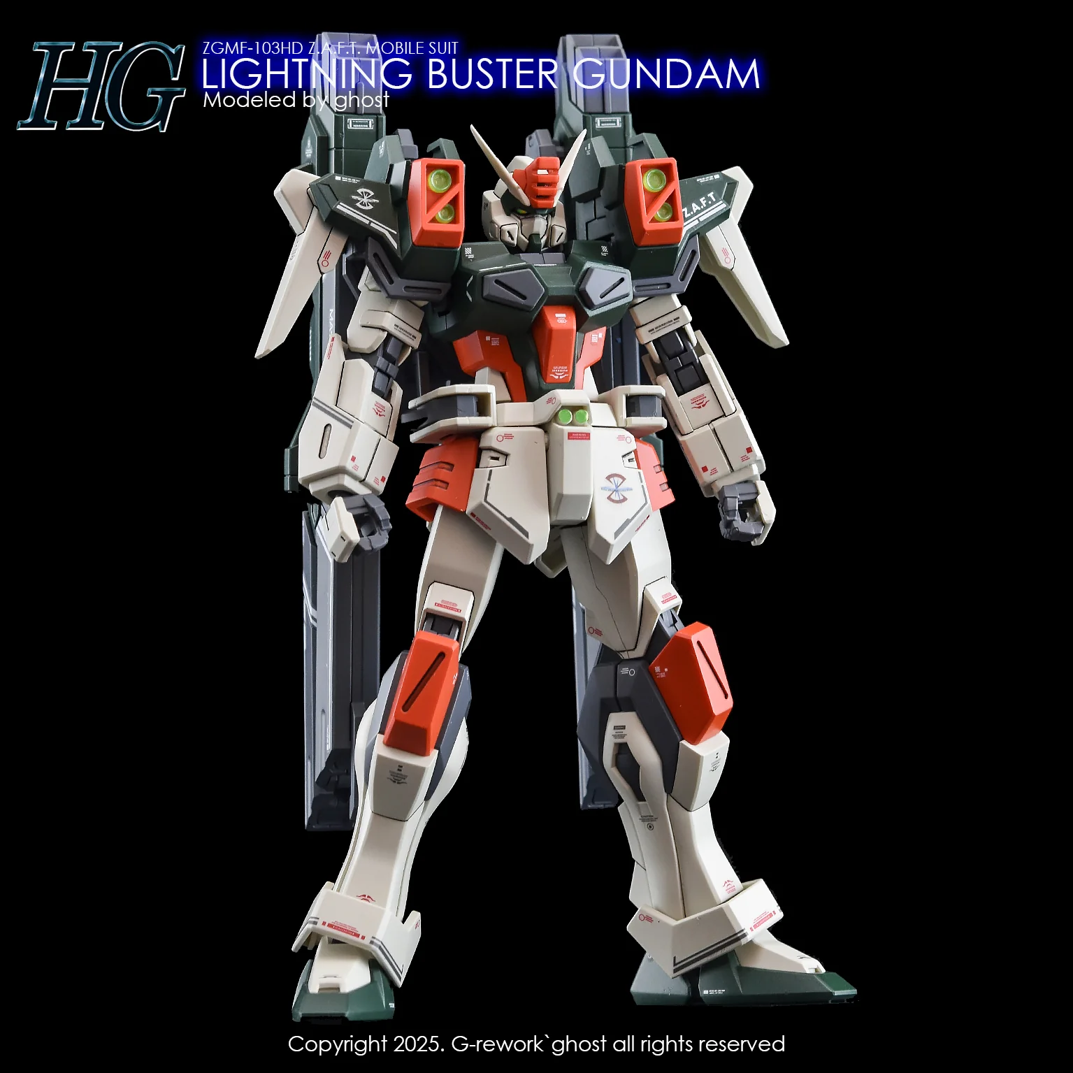 G-Rework HG] [SEED] LIGHTING BUSTER GUNDAM - Image 12