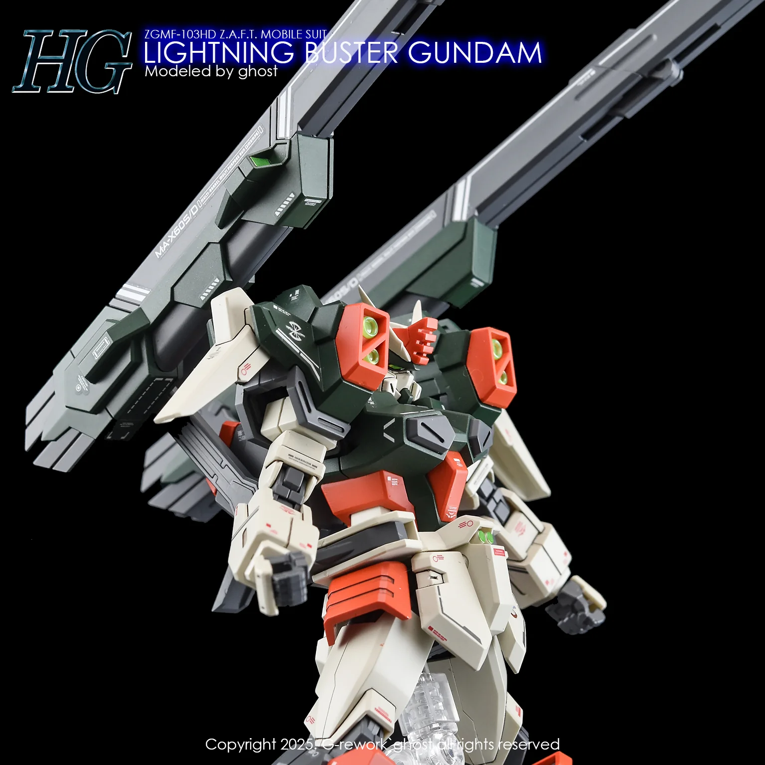 G-Rework HG] [SEED] LIGHTING BUSTER GUNDAM - Image 14
