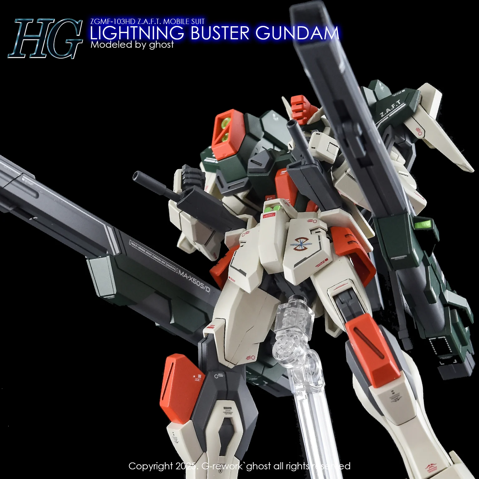 G-Rework HG] [SEED] LIGHTING BUSTER GUNDAM - Image 16