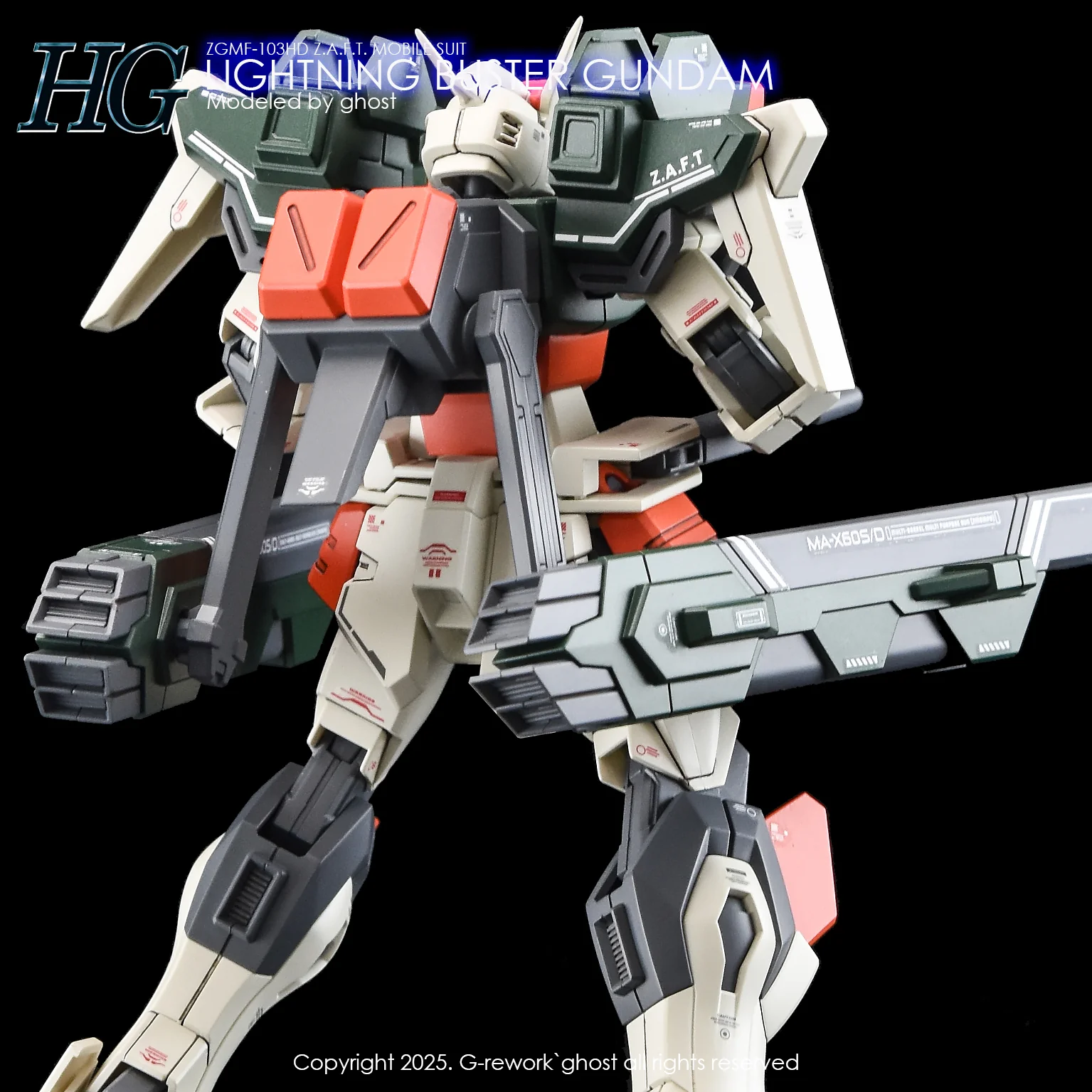 G-Rework HG] [SEED] LIGHTING BUSTER GUNDAM - Image 17