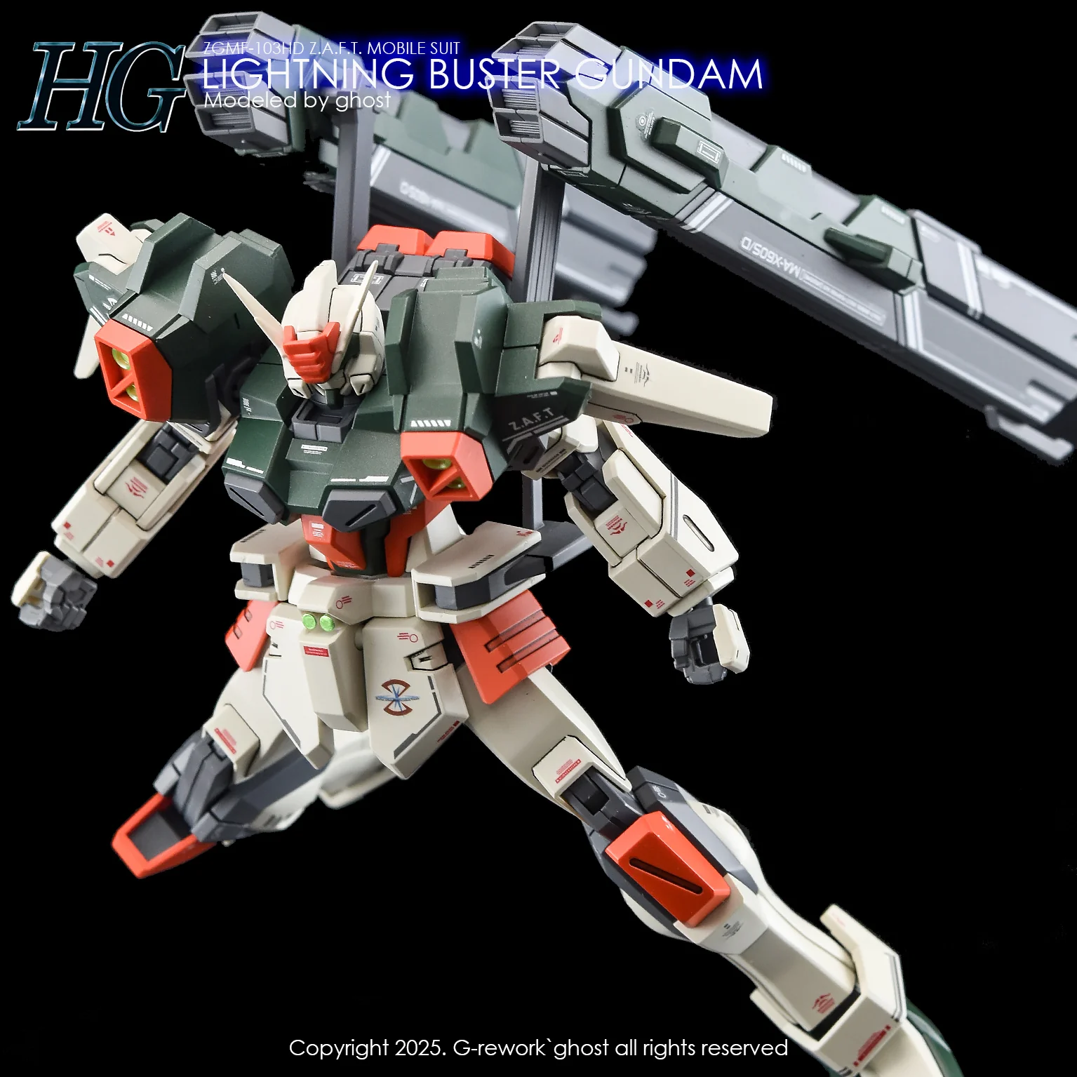 G-Rework HG] [SEED] LIGHTING BUSTER GUNDAM - Image 18