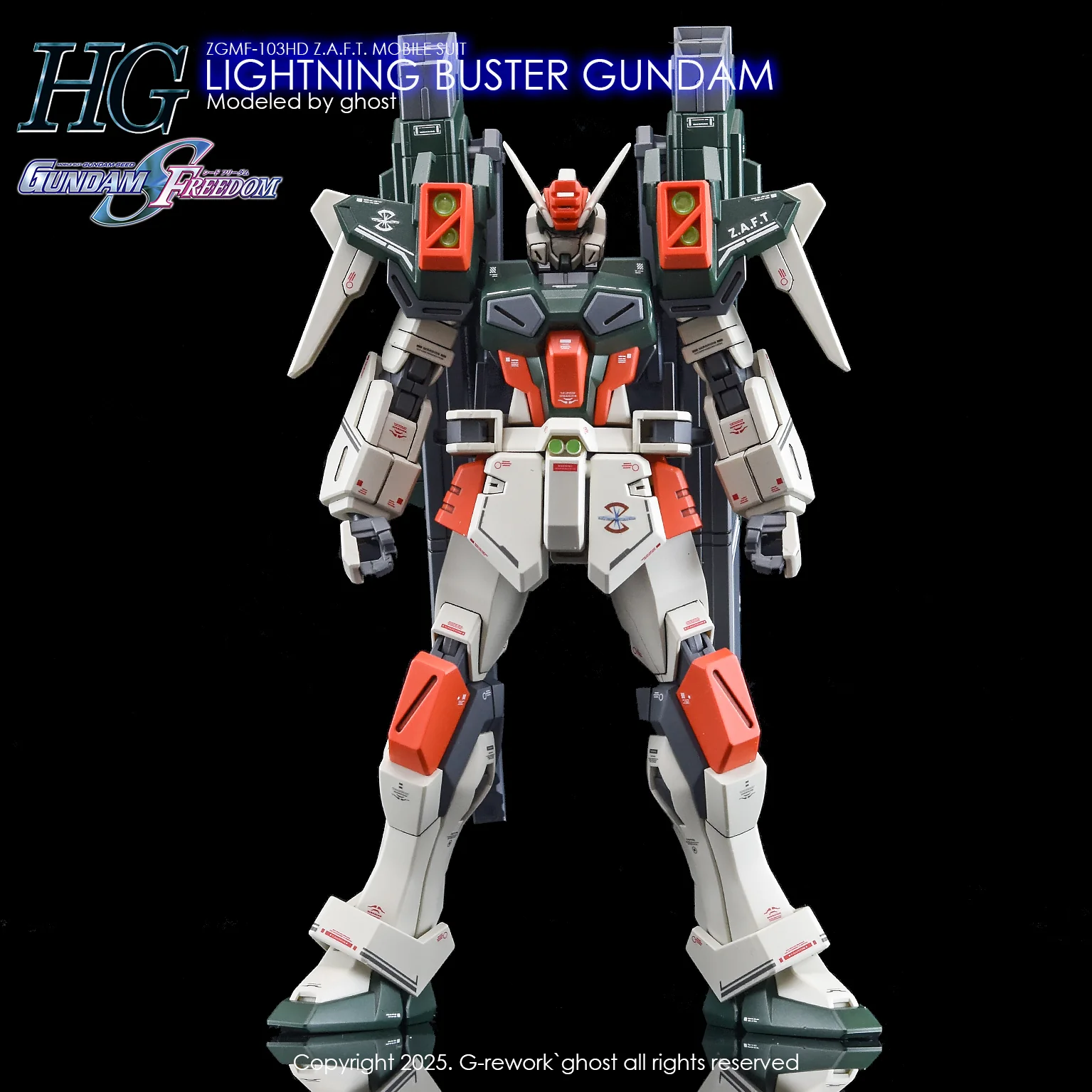 G-Rework HG] [SEED] LIGHTING BUSTER GUNDAM - Image 4