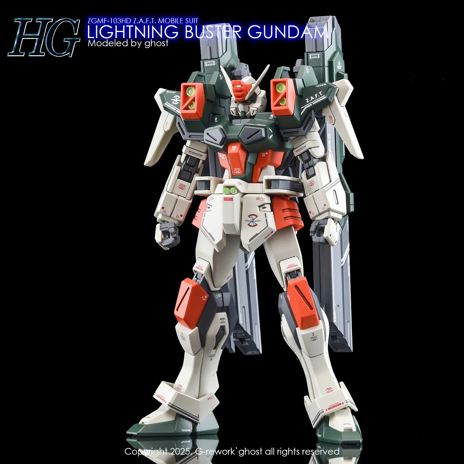 G-Rework HG] [SEED] LIGHTING BUSTER GUNDAM - Image 5