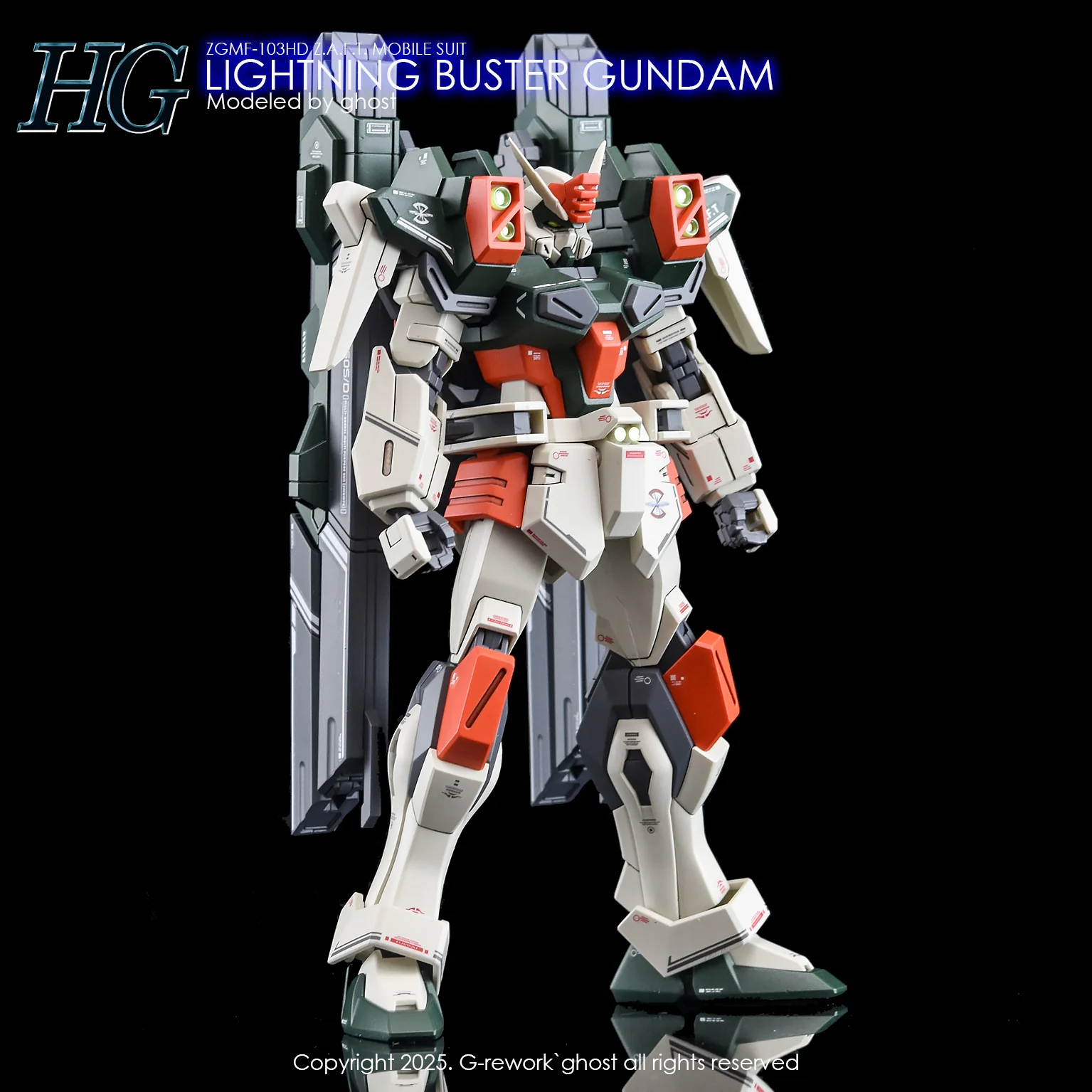 G-Rework HG] [SEED] LIGHTING BUSTER GUNDAM - Image 7