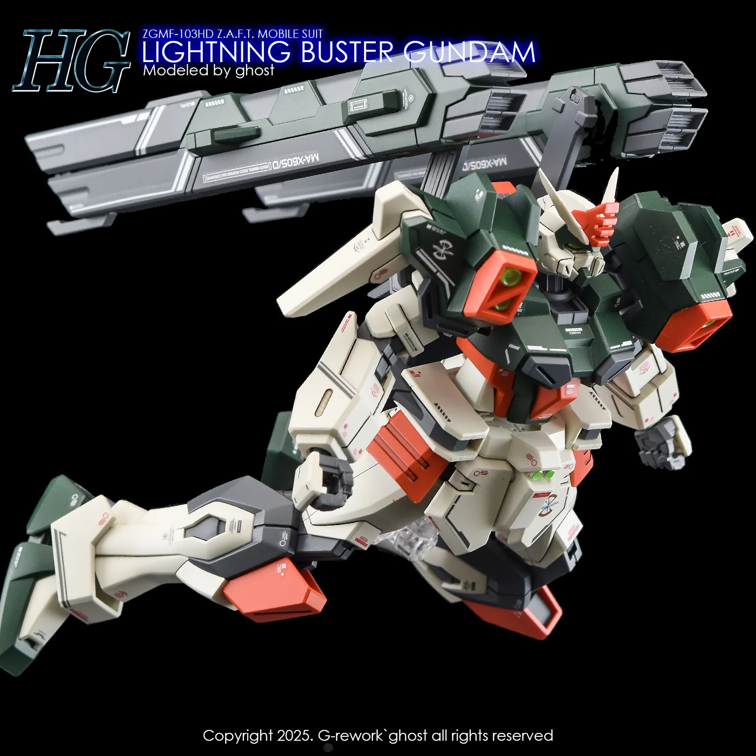 G-Rework HG] [SEED] LIGHTING BUSTER GUNDAM - Image 9