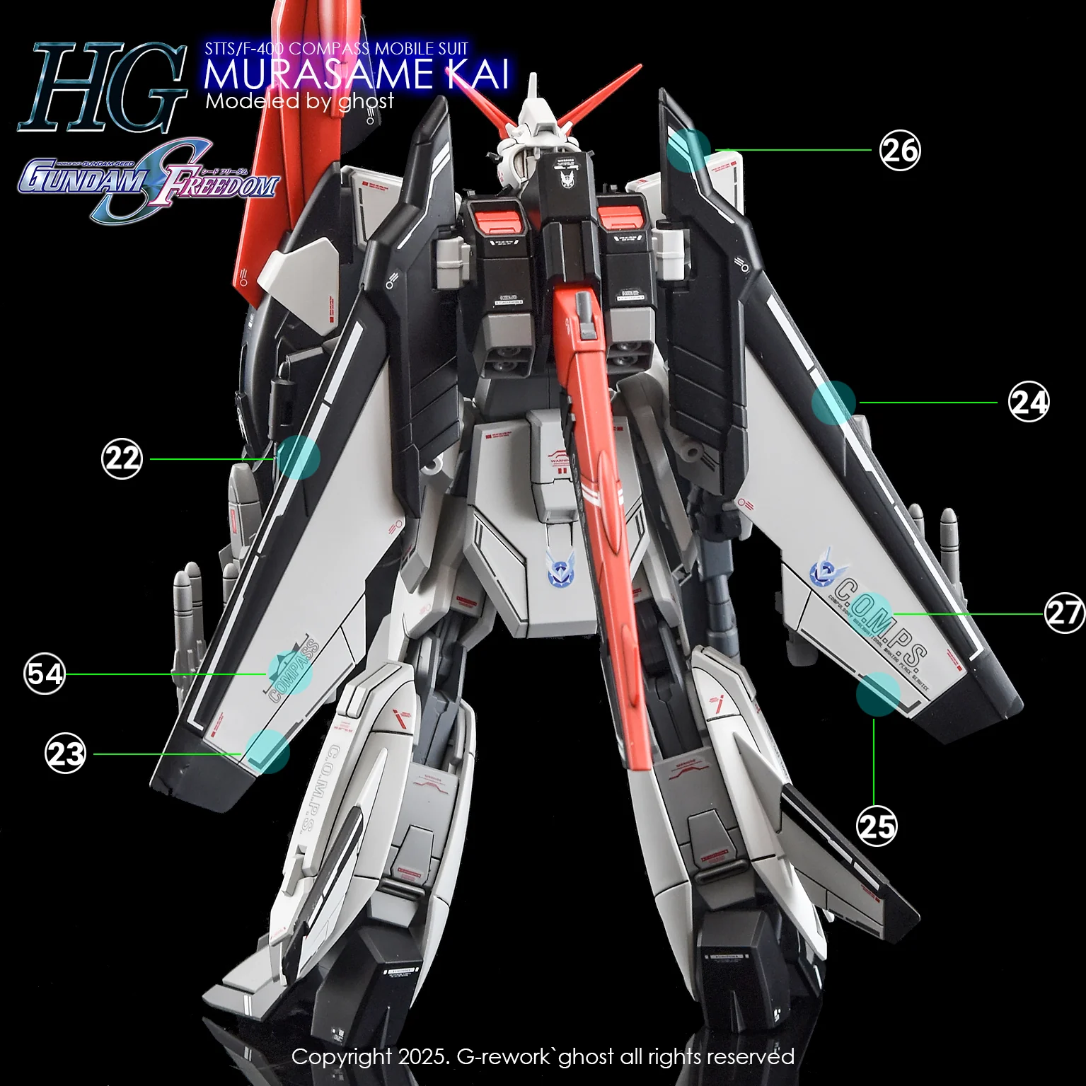 G-Rework [HG] [SEED] MURASAME KAI - Image 3