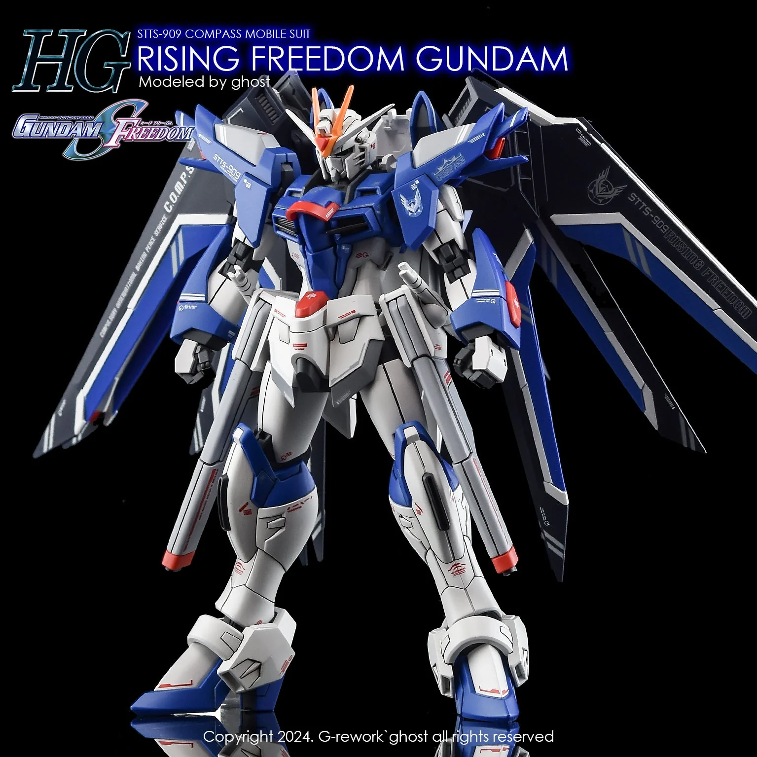 G-Rework [HG] [SEED] RISING FREEDOM GUNDAM - Image 11